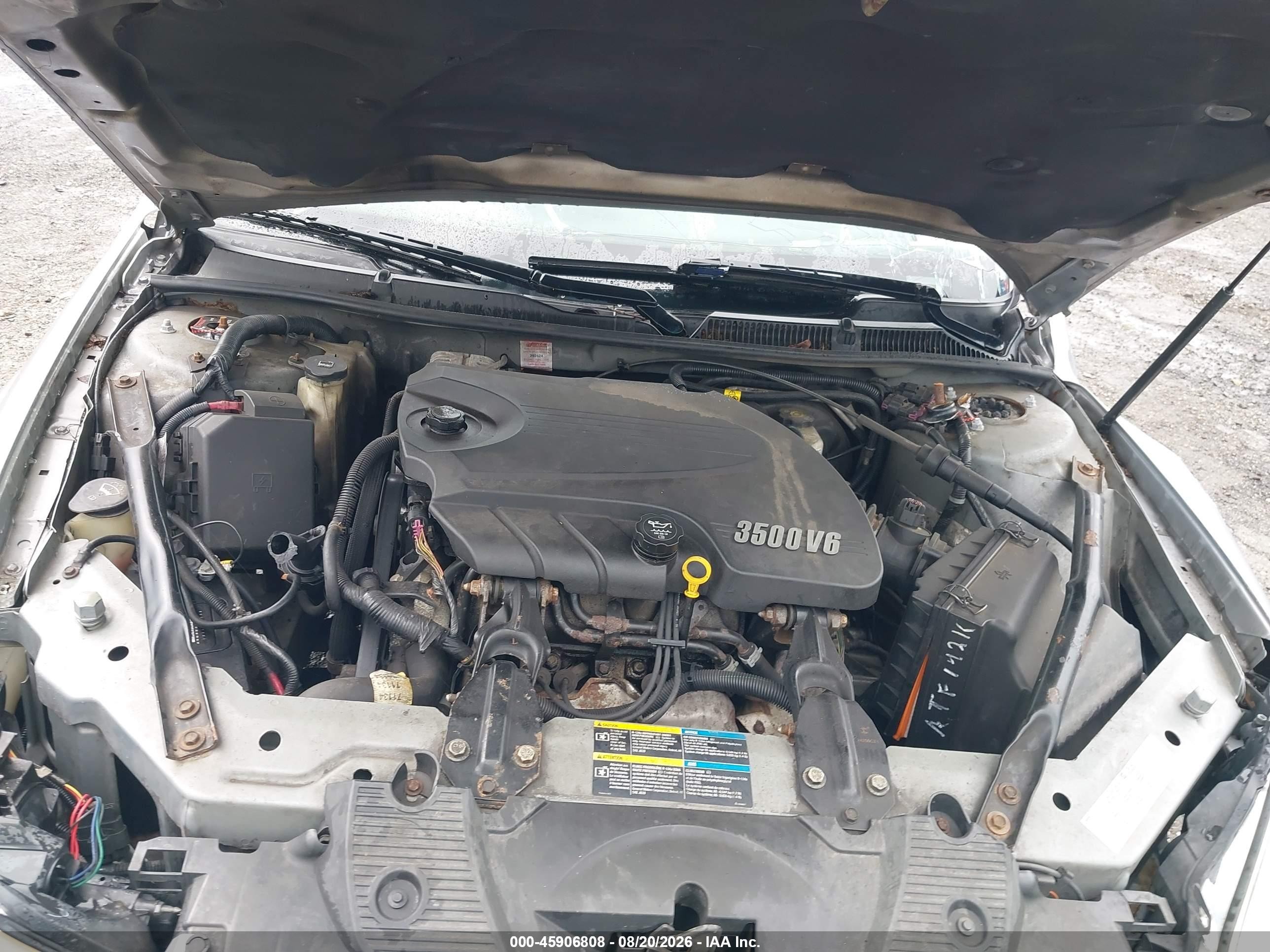 2006 Chevrolet Impala Lt Silver vin: 2G1WT58K869198659