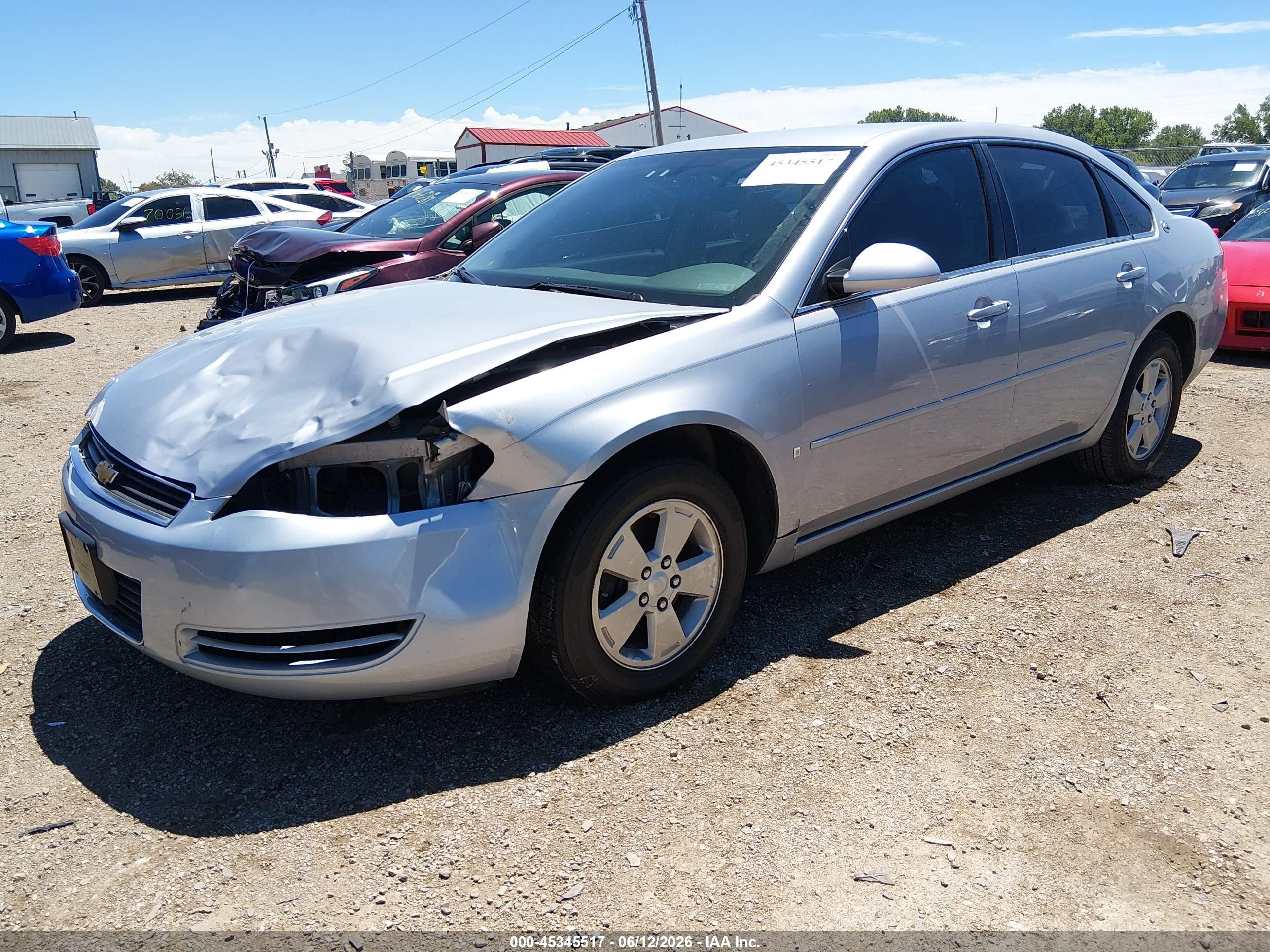 2006 Chevrolet Impala Lt Silver vin: 2G1WT58K869371435