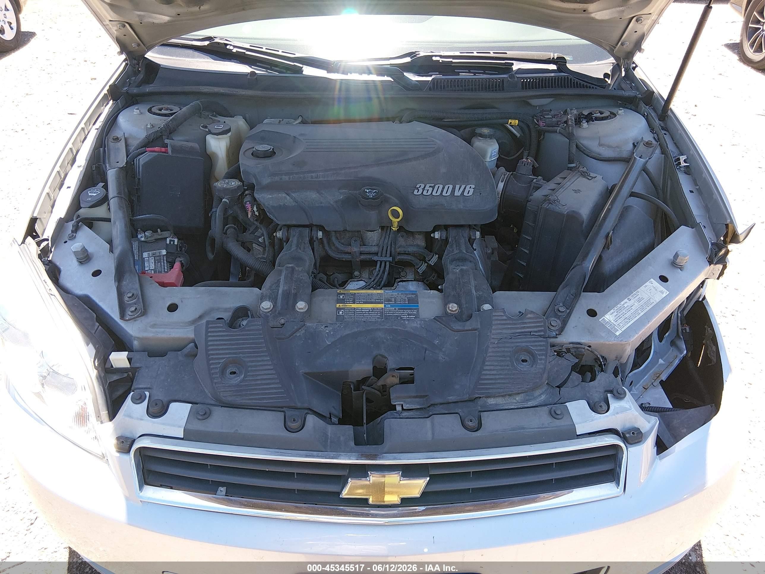 2006 Chevrolet Impala Lt Silver vin: 2G1WT58K869371435