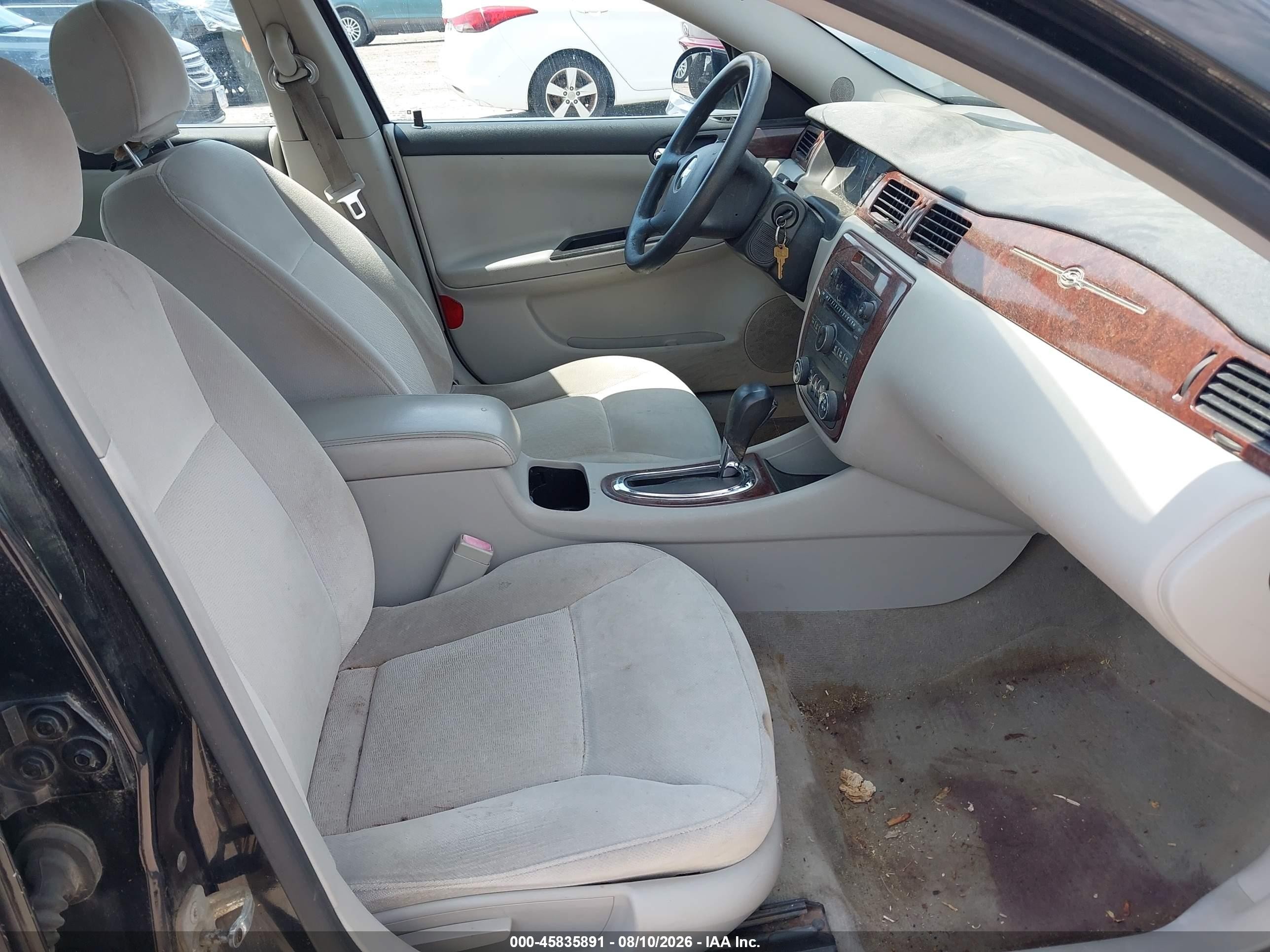 2007 Chevrolet Impala 3.5l Lt Черный vin: 2G1WT58K879245433