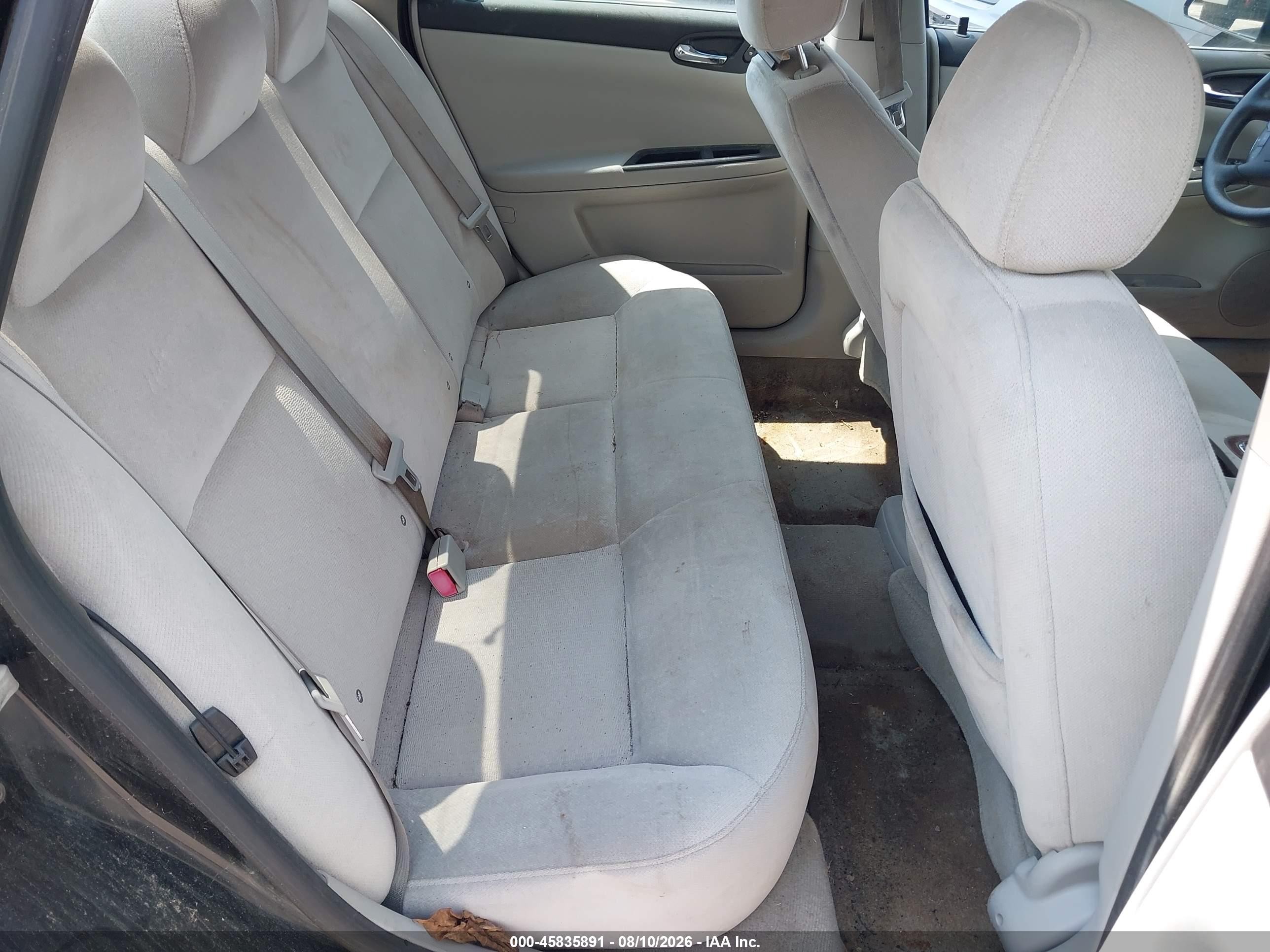 2007 Chevrolet Impala 3.5l Lt Черный vin: 2G1WT58K879245433