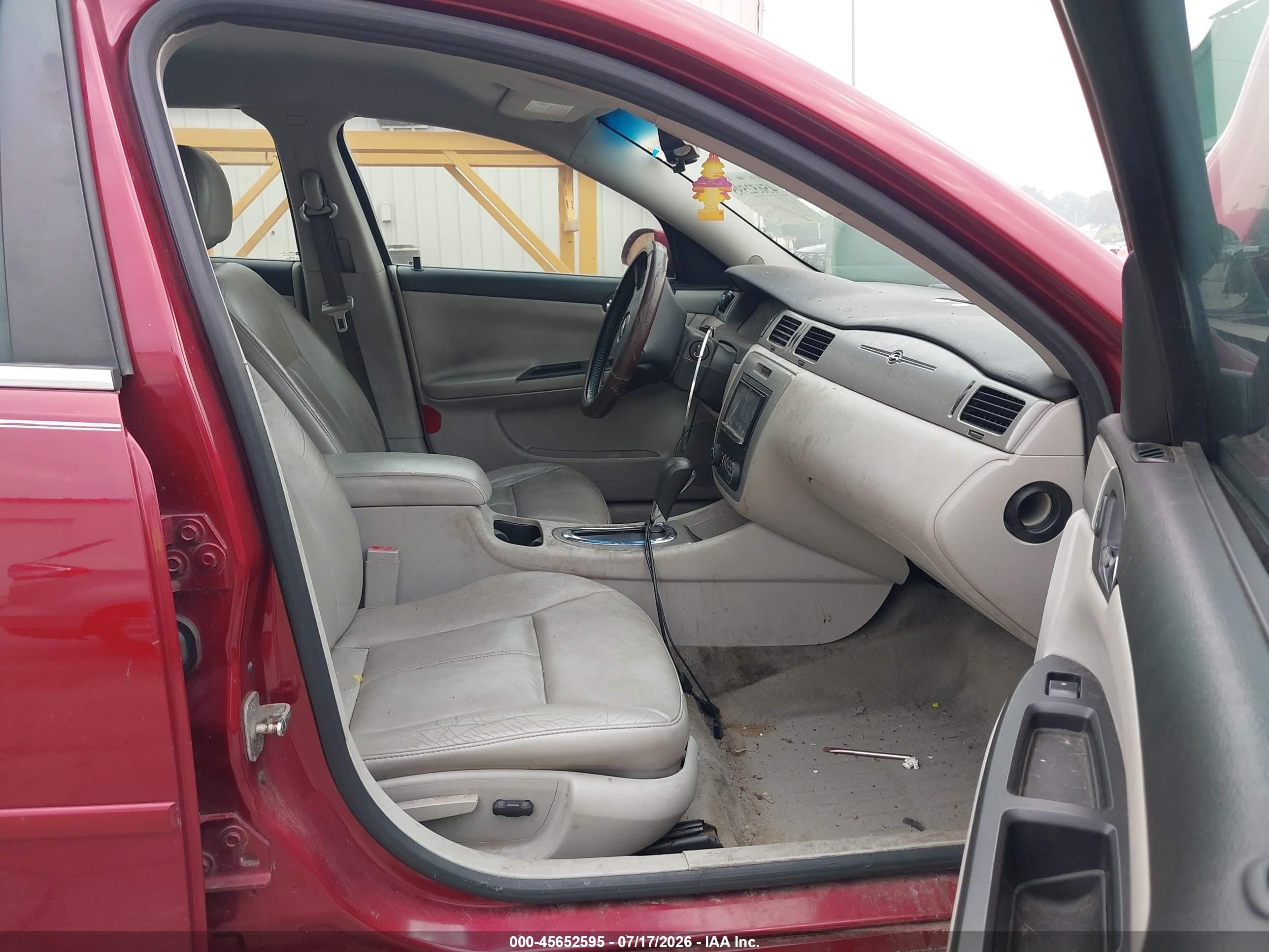 2008 Chevrolet Impala Lt Red vin: 2G1WT58K881245027