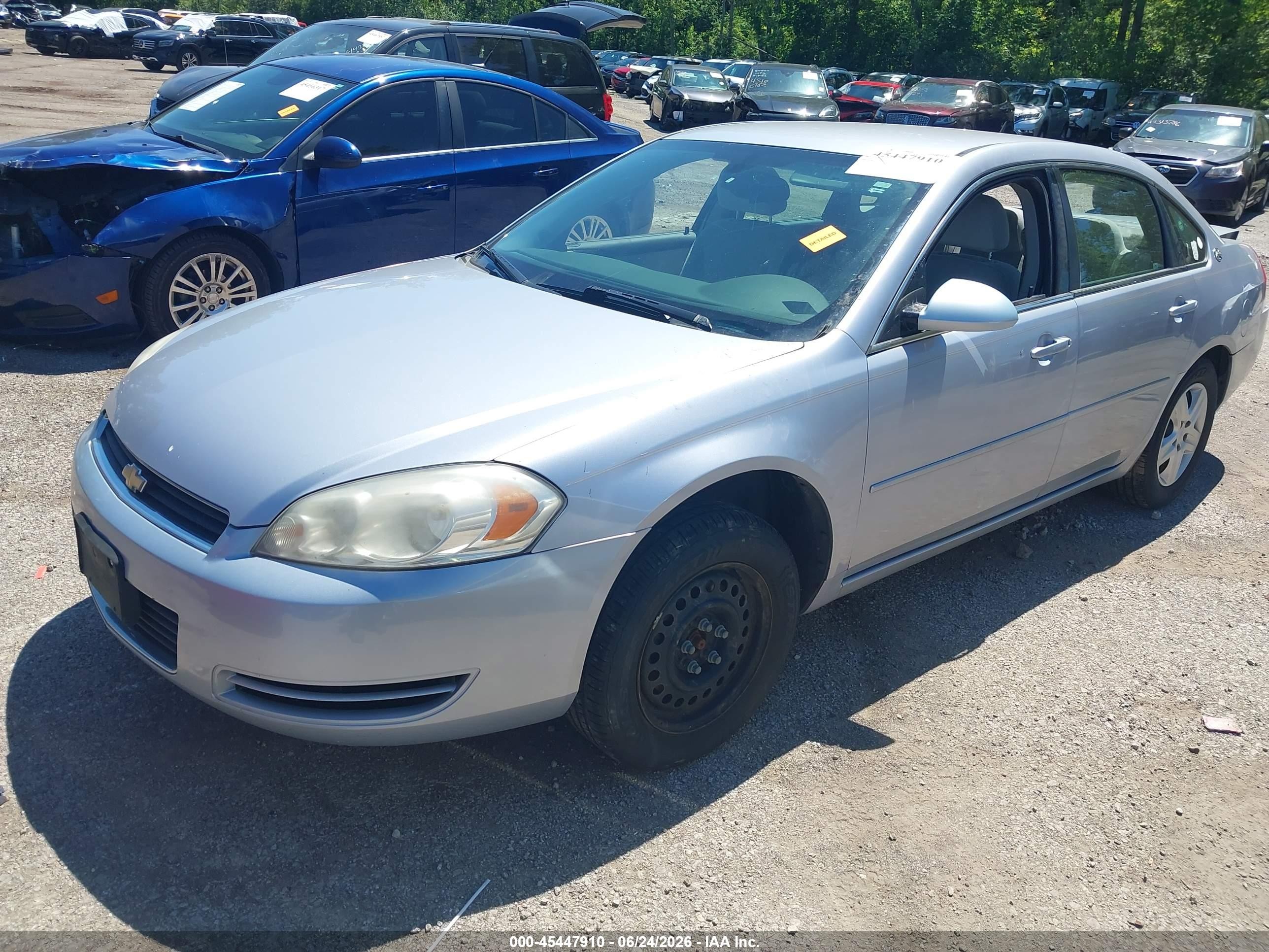 2006 Chevrolet Impala Lt Silver vin: 2G1WT58K969113750