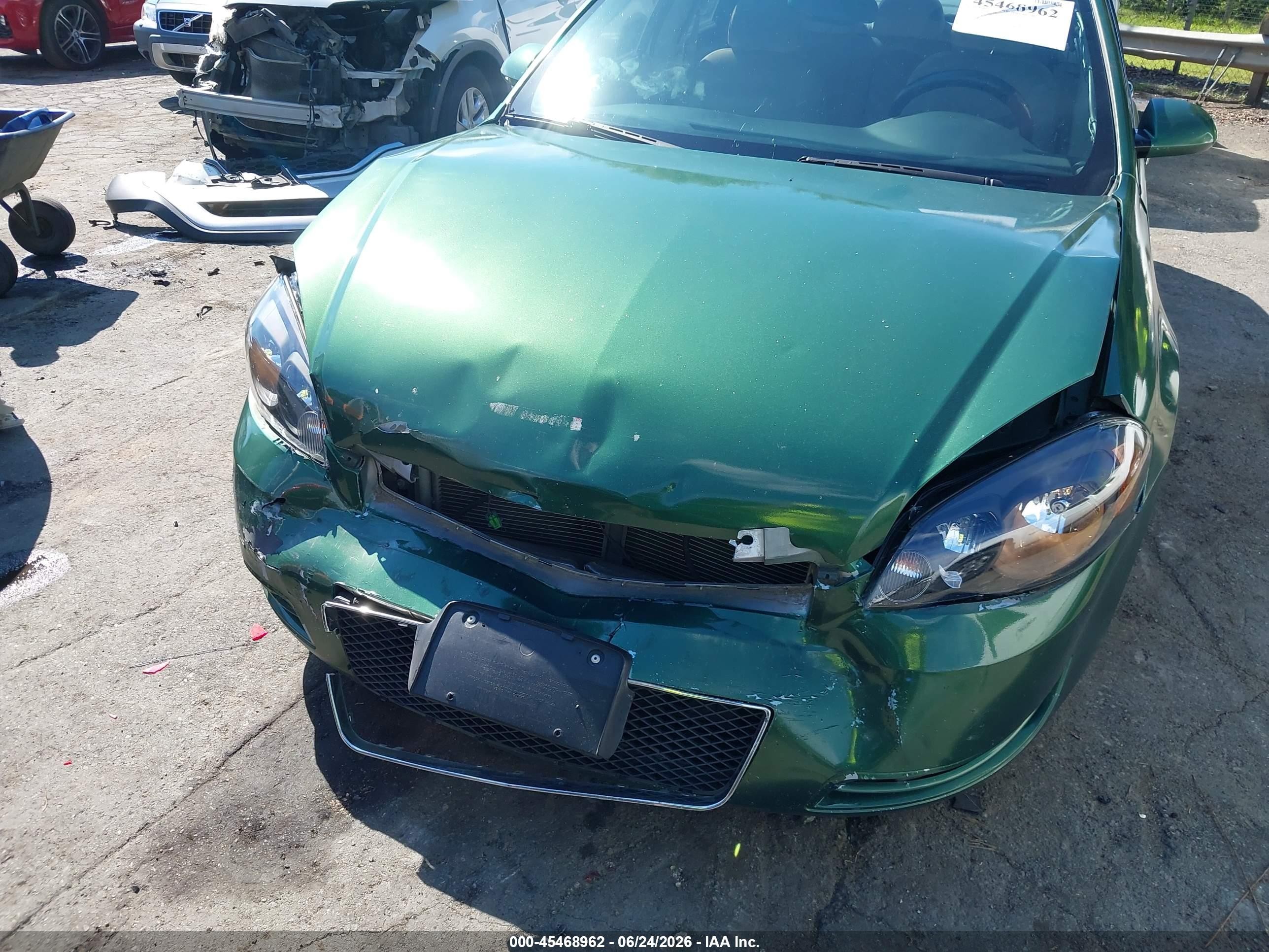 2006 Chevrolet Impala Lt Green vin: 2G1WT58K969415183