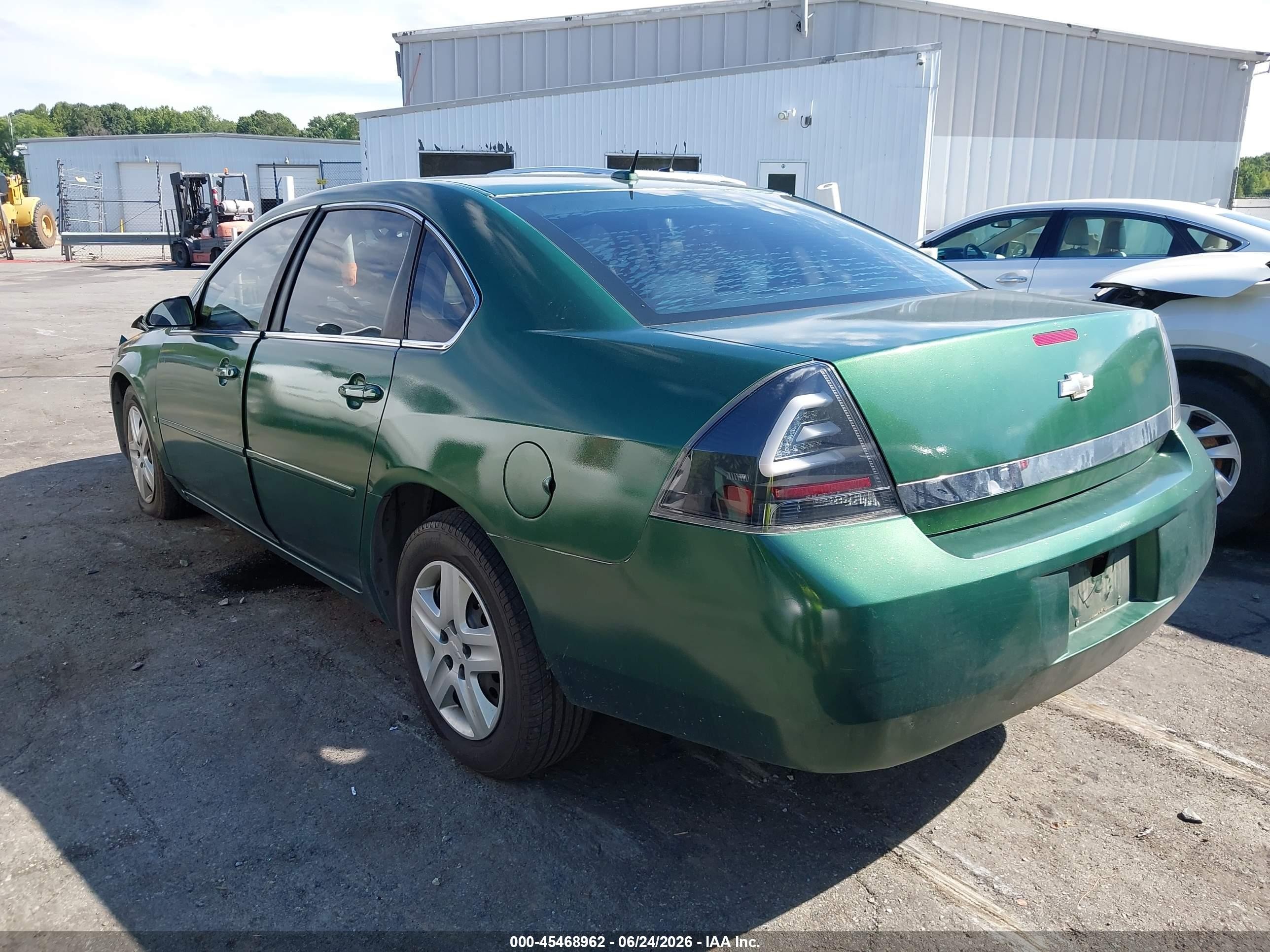 2006 Chevrolet Impala Lt Green vin: 2G1WT58K969415183