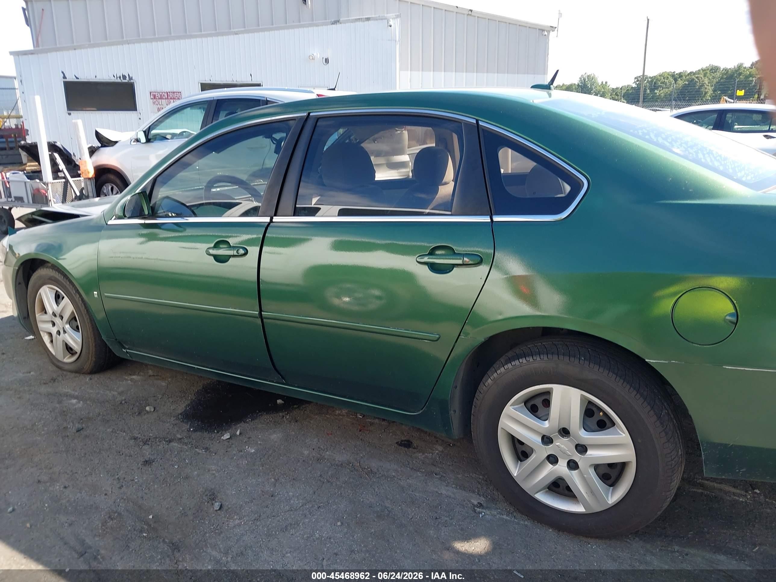 2006 Chevrolet Impala Lt Green vin: 2G1WT58K969415183