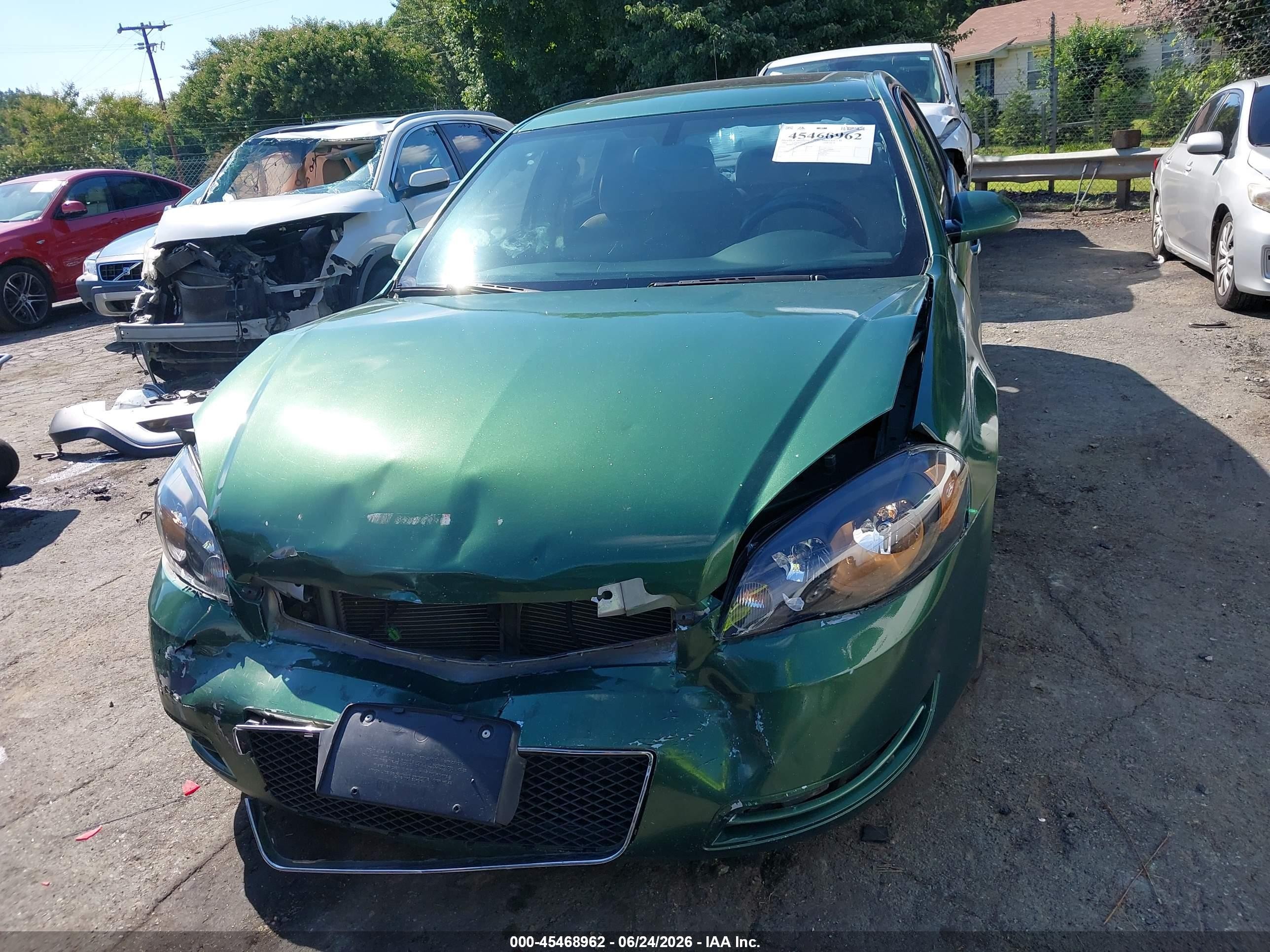2006 Chevrolet Impala Lt Green vin: 2G1WT58K969415183