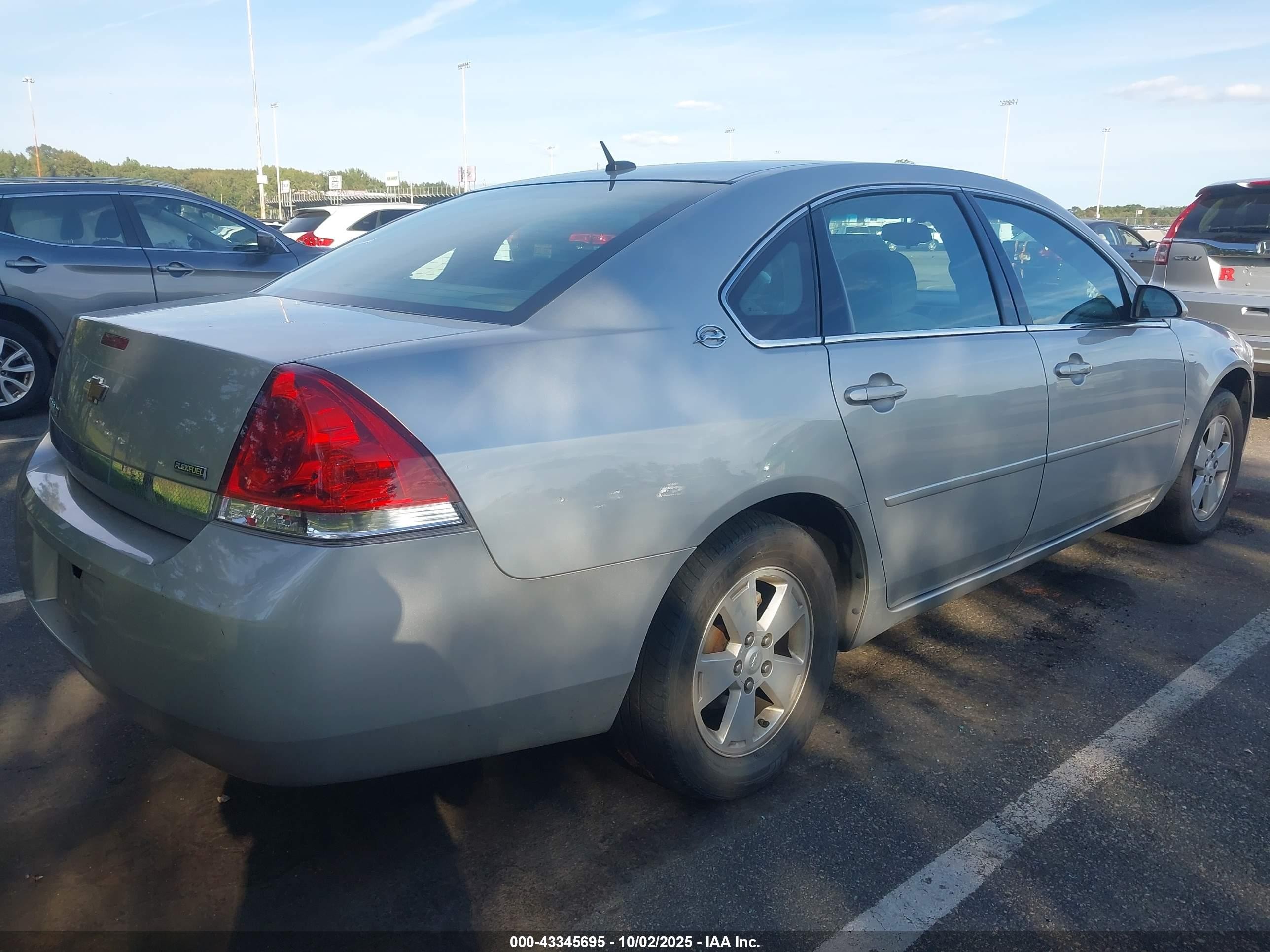2007 Chevrolet Impala Lt Серебряный vin: 2G1WT58K979105147