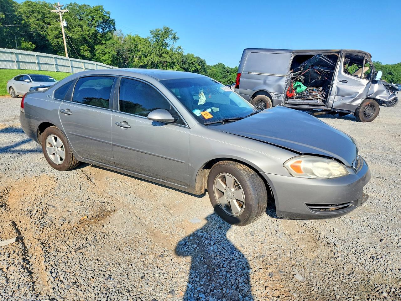 2007 Chevrolet Impala Lt Gray vin: 2G1WT58K979375852