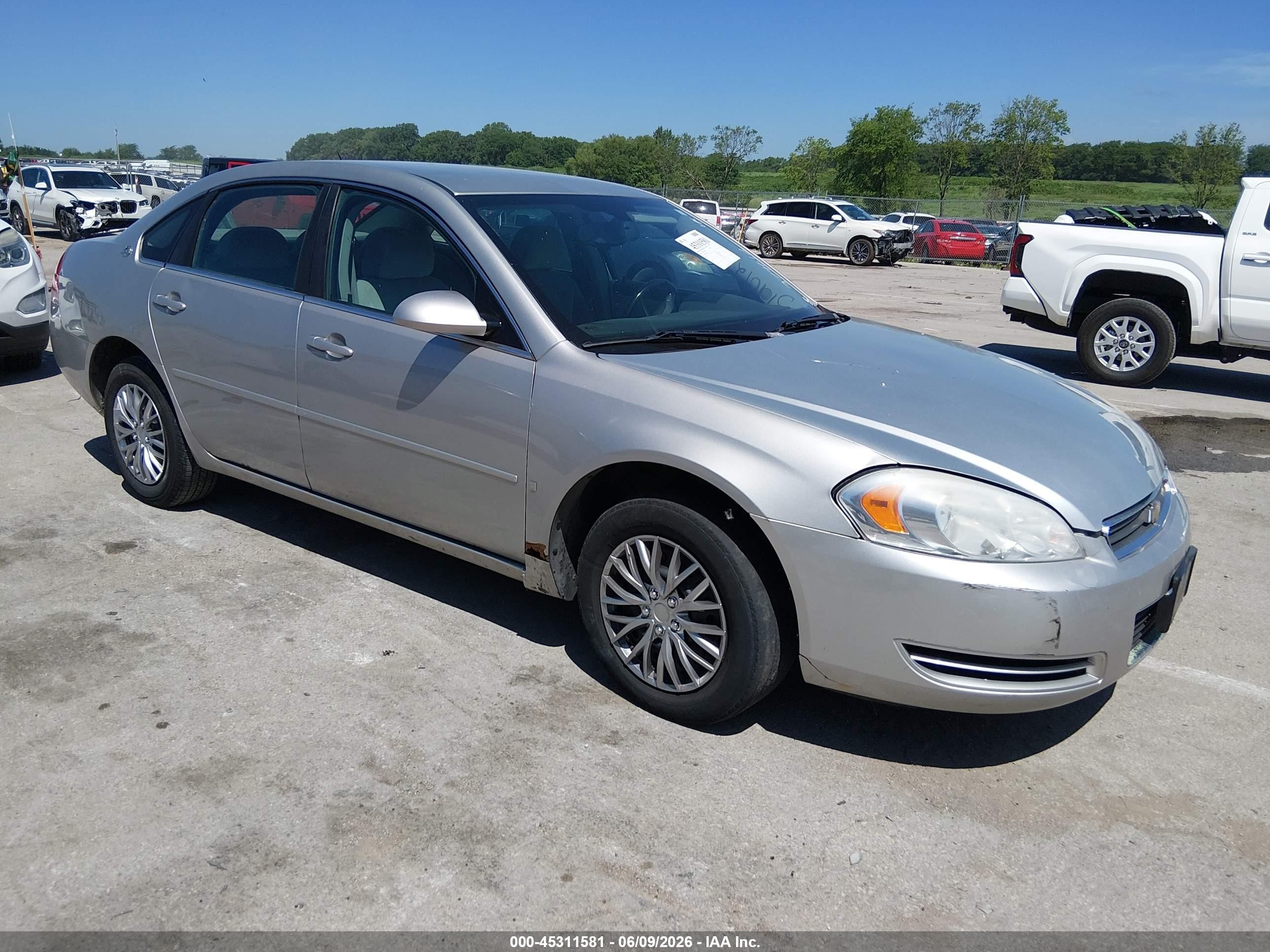 2007 Chevrolet Impala Lt Silver vin: 2G1WT58K979379612