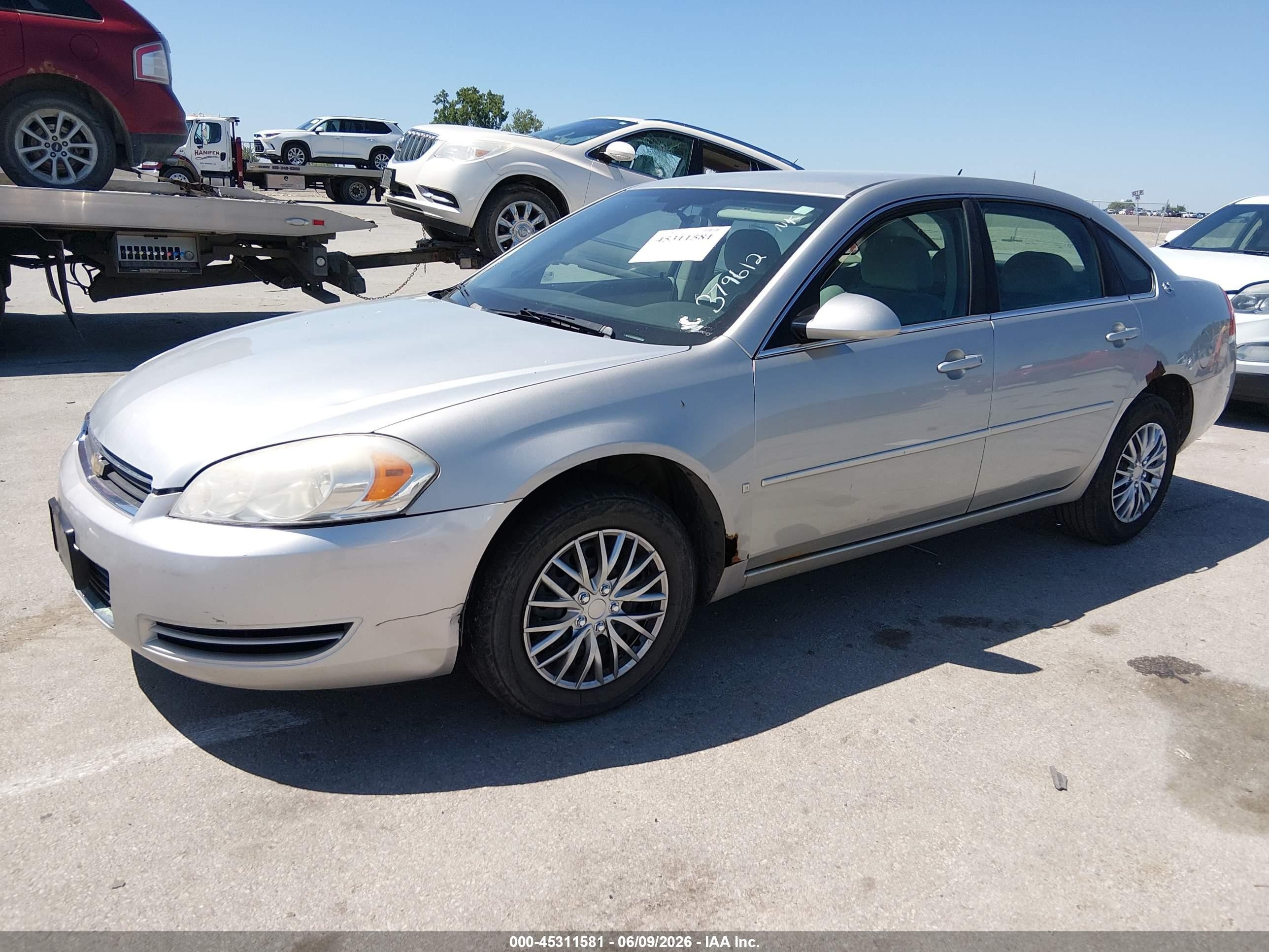 2007 Chevrolet Impala Lt Silver vin: 2G1WT58K979379612