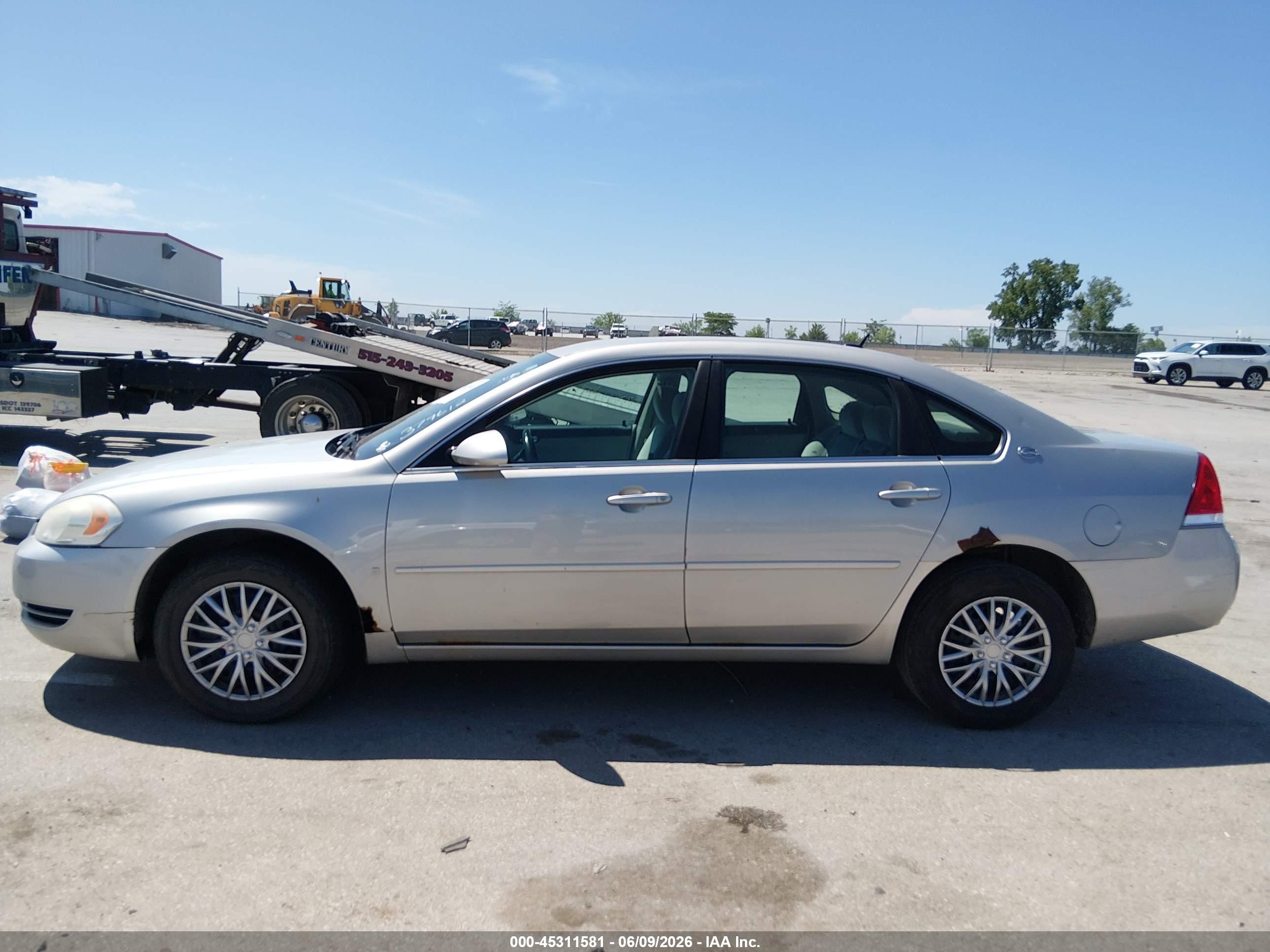 2007 Chevrolet Impala Lt Silver vin: 2G1WT58K979379612