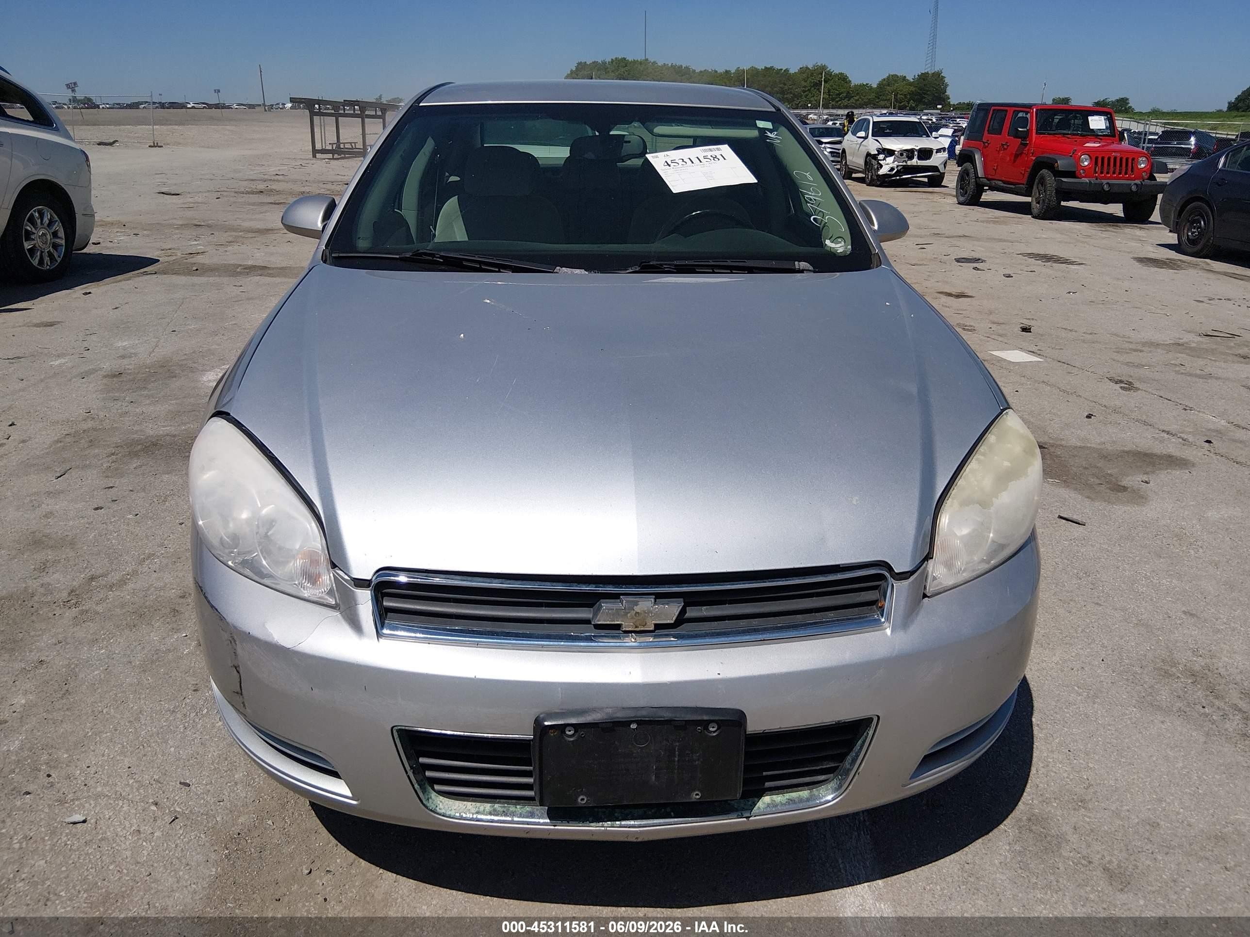 2007 Chevrolet Impala Lt Silver vin: 2G1WT58K979379612