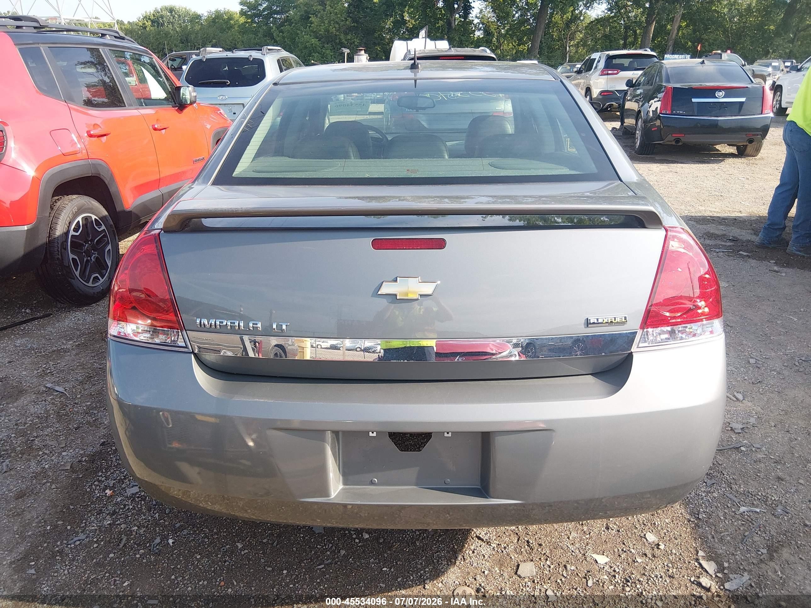 2007 Chevrolet Impala 3.5l Lt Gray vin: 2G1WT58K979406467