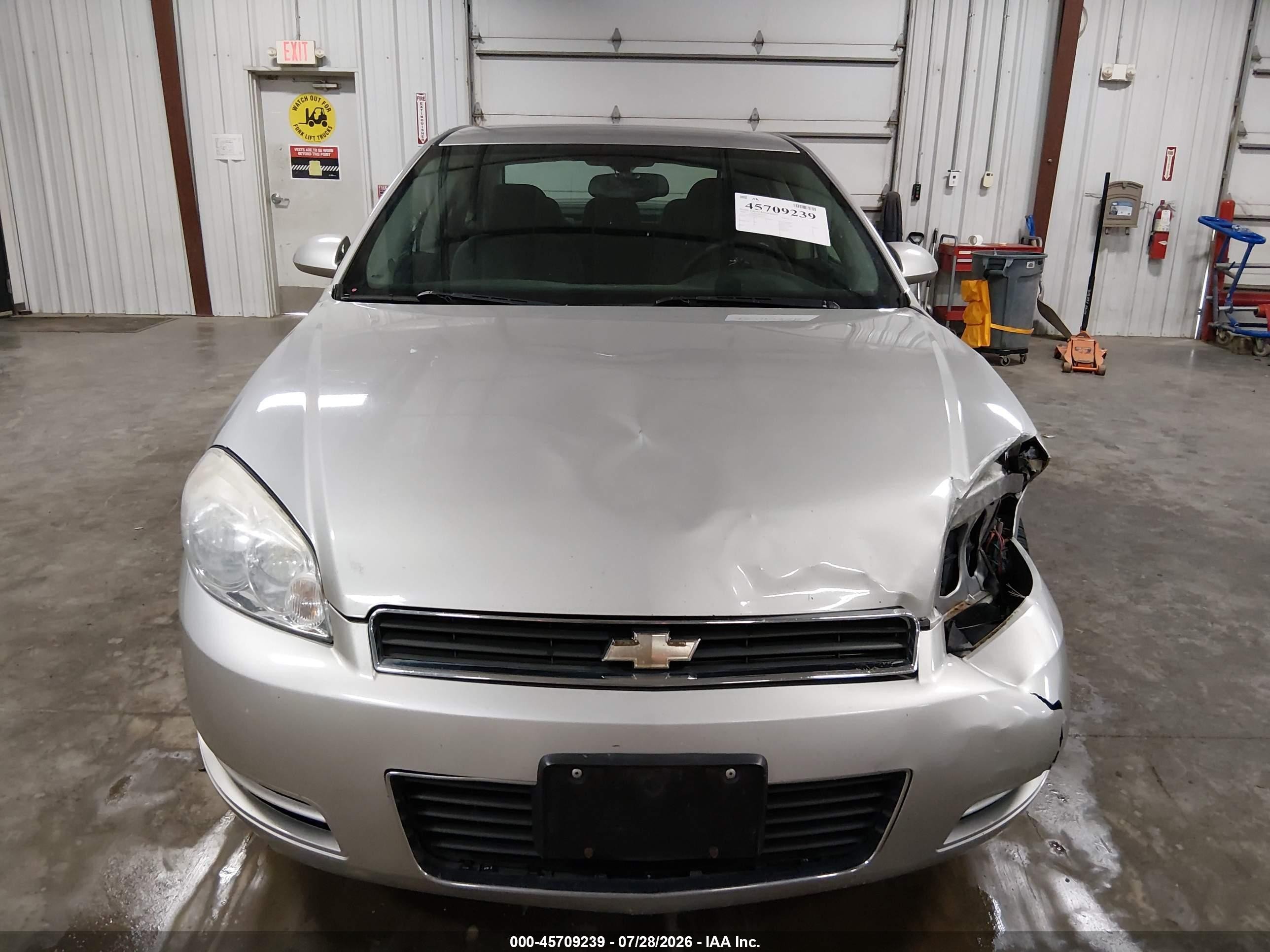 2008 Chevrolet Impala Lt Silver vin: 2G1WT58K981201120