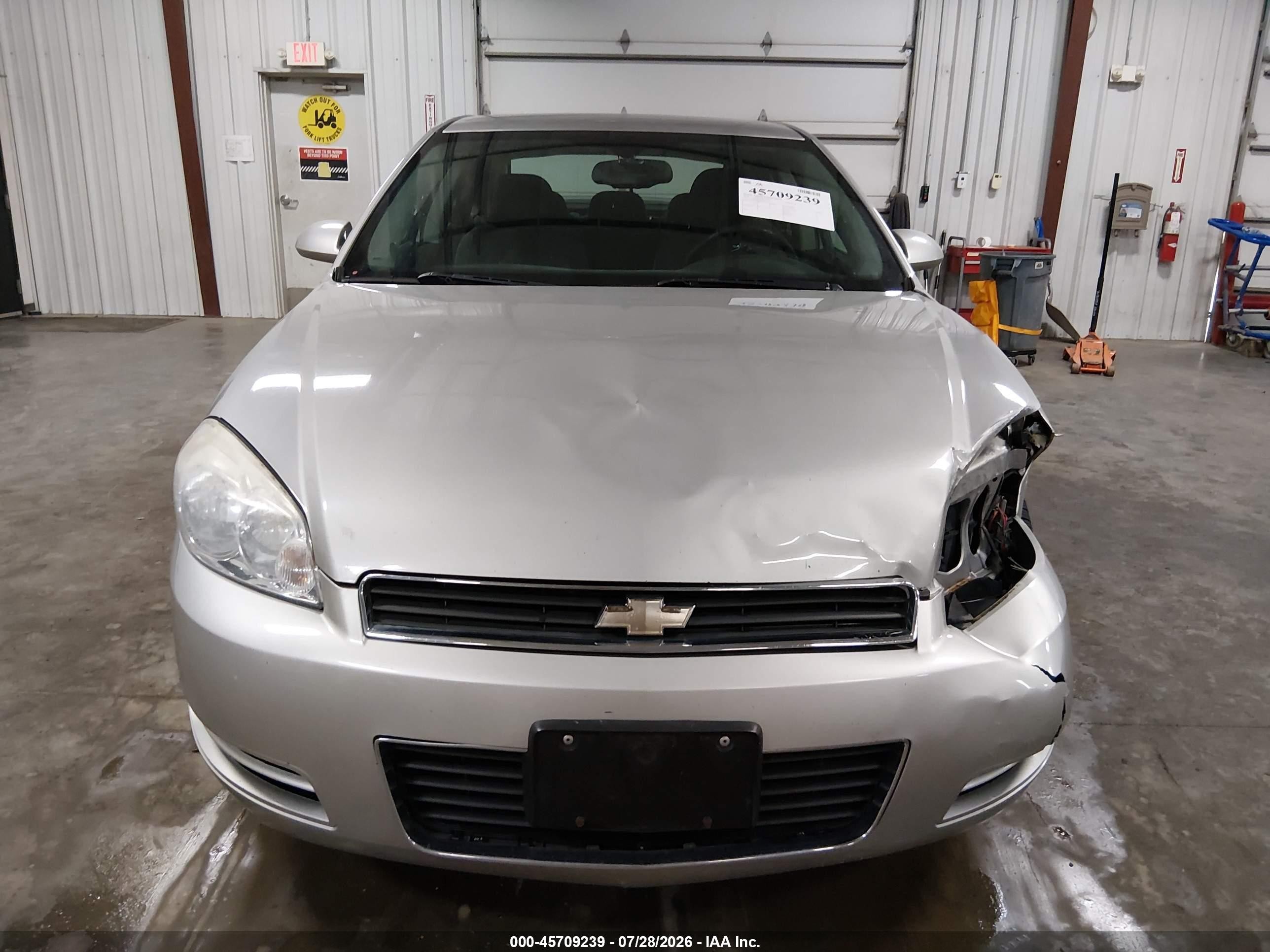 2008 Chevrolet Impala Lt Silver vin: 2G1WT58K981201120