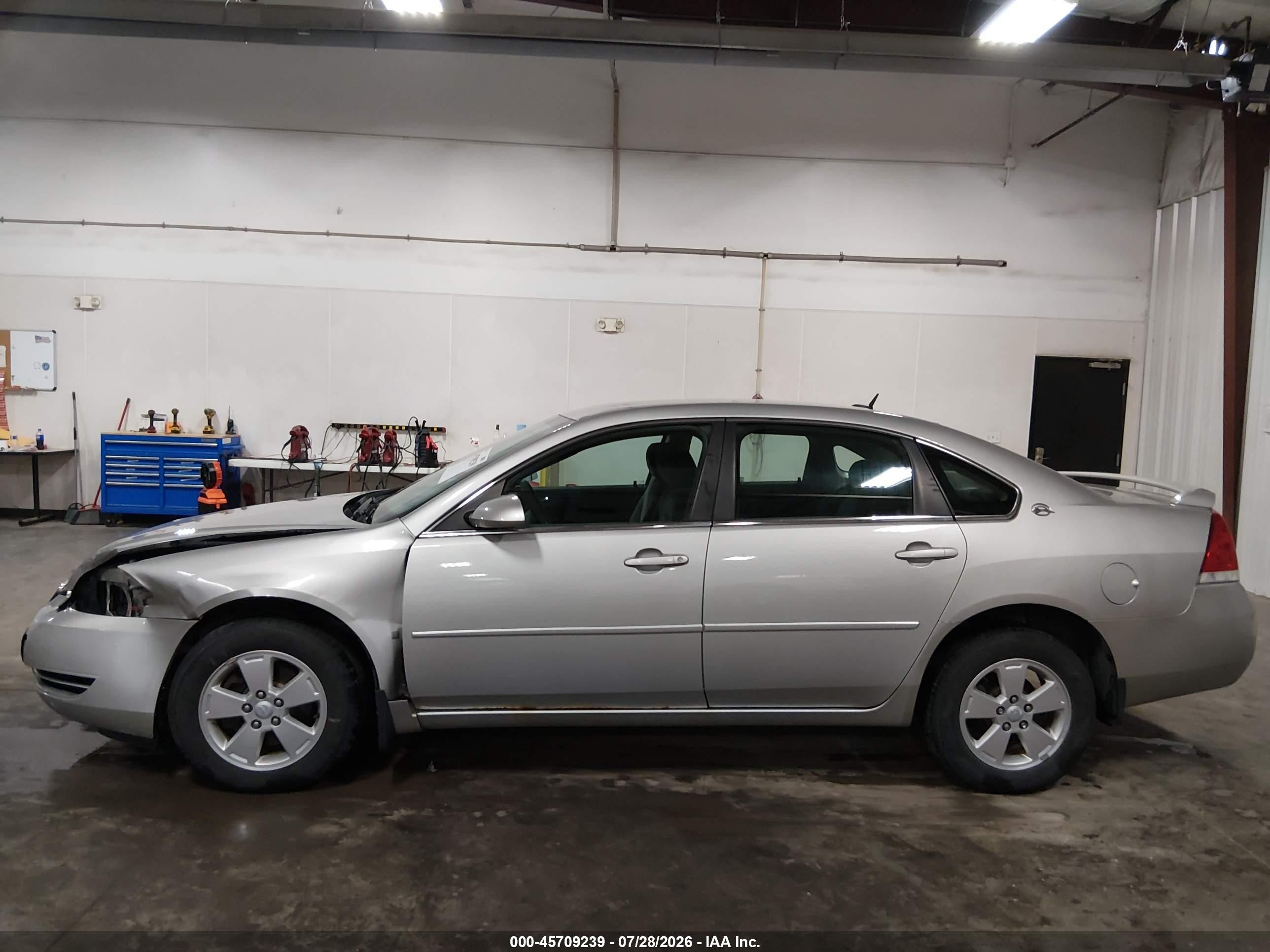 2008 Chevrolet Impala Lt Silver vin: 2G1WT58K981201120