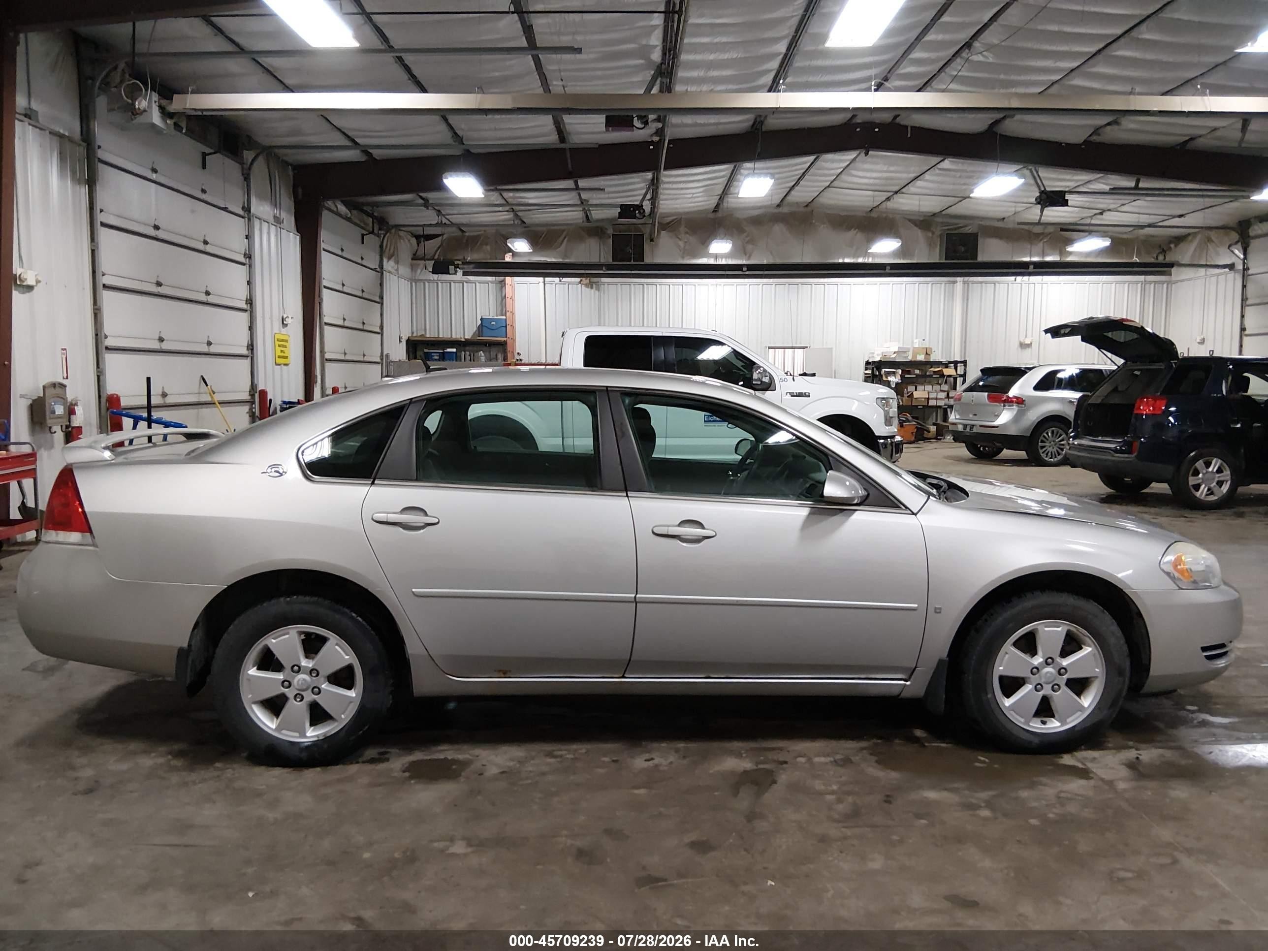 2008 Chevrolet Impala Lt Silver vin: 2G1WT58K981201120