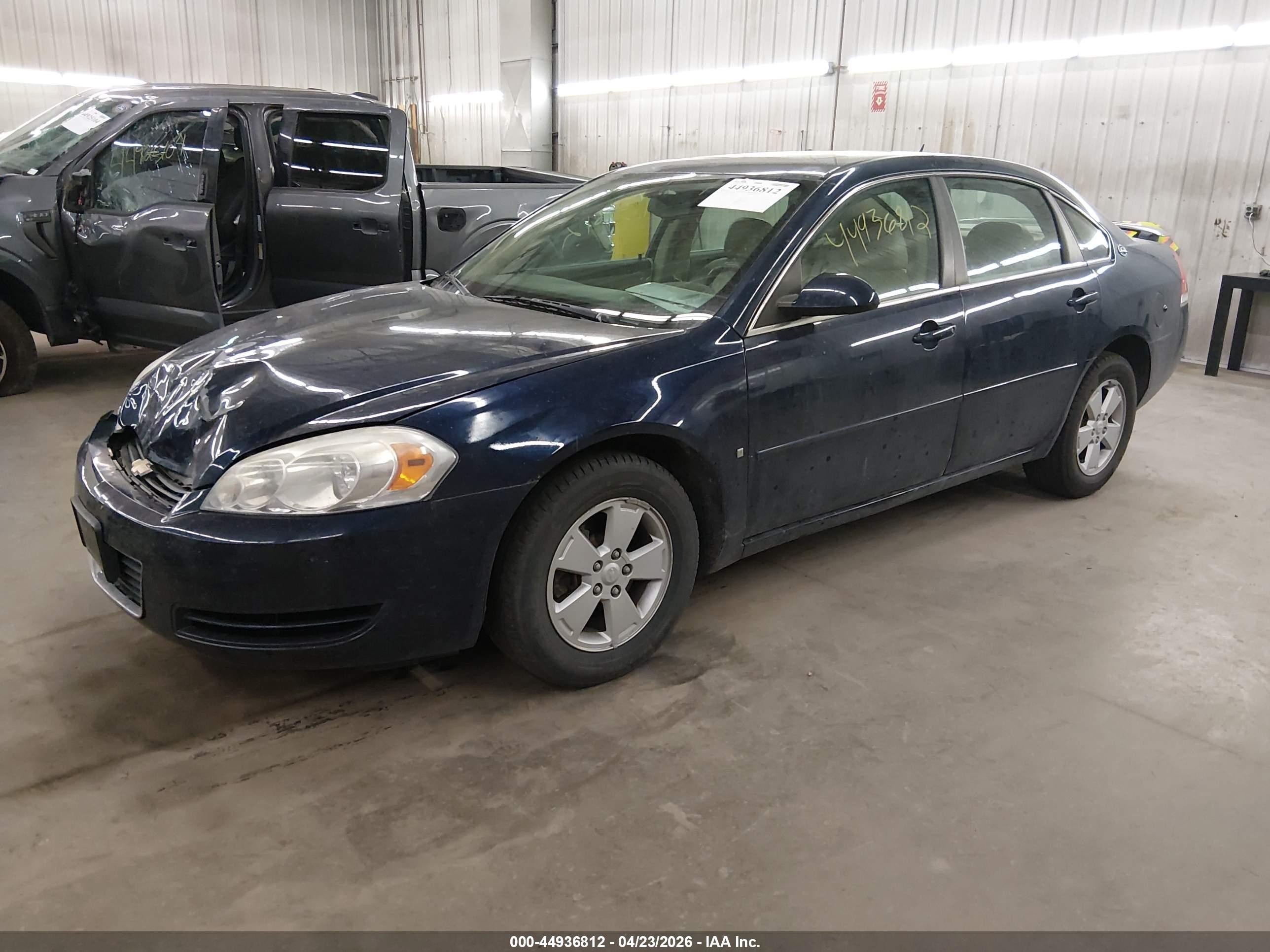 2008 Chevrolet Impala Lt Dark Blue vin: 2G1WT58K981373678