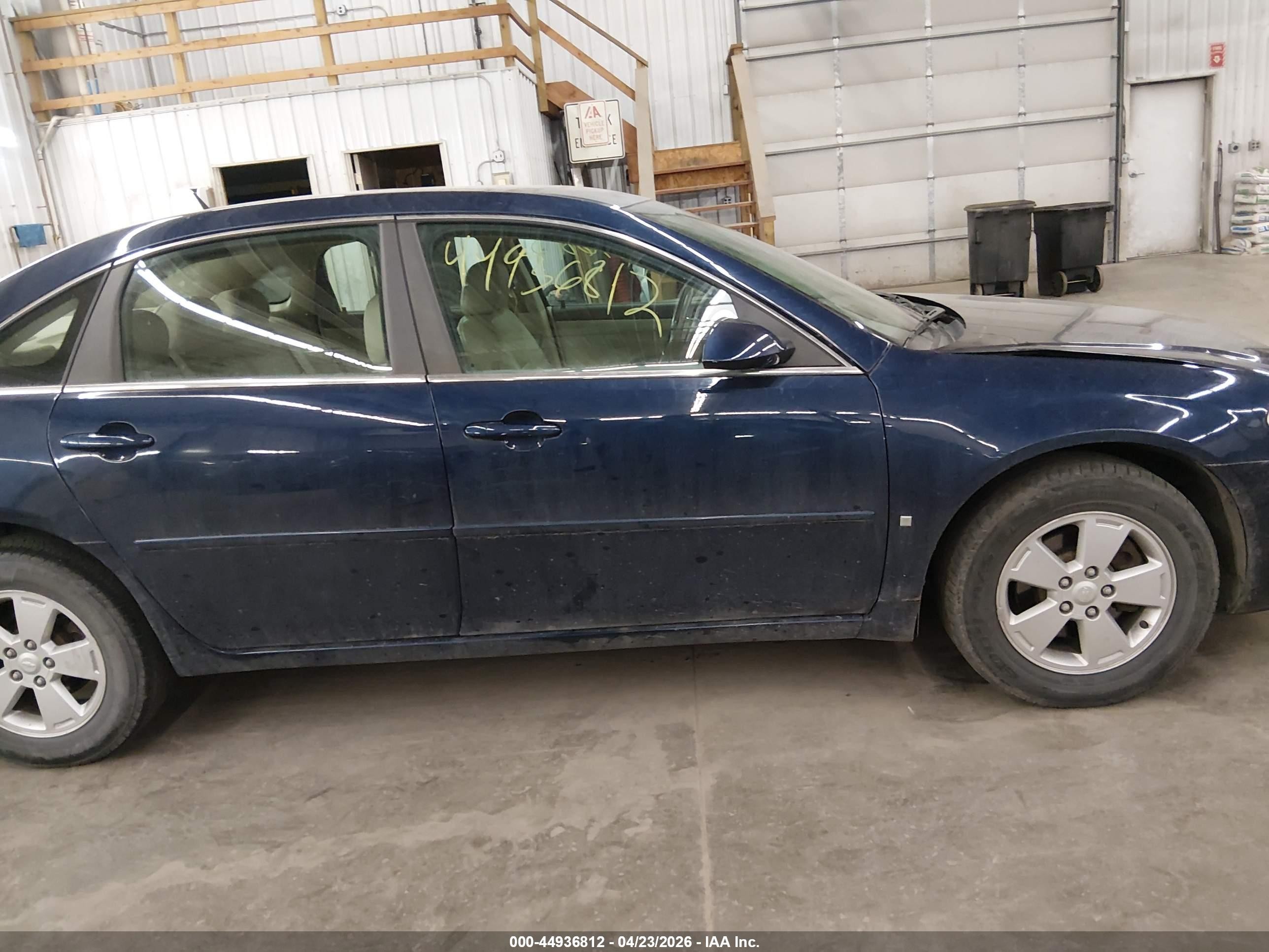 2008 Chevrolet Impala Lt Dark Blue vin: 2G1WT58K981373678