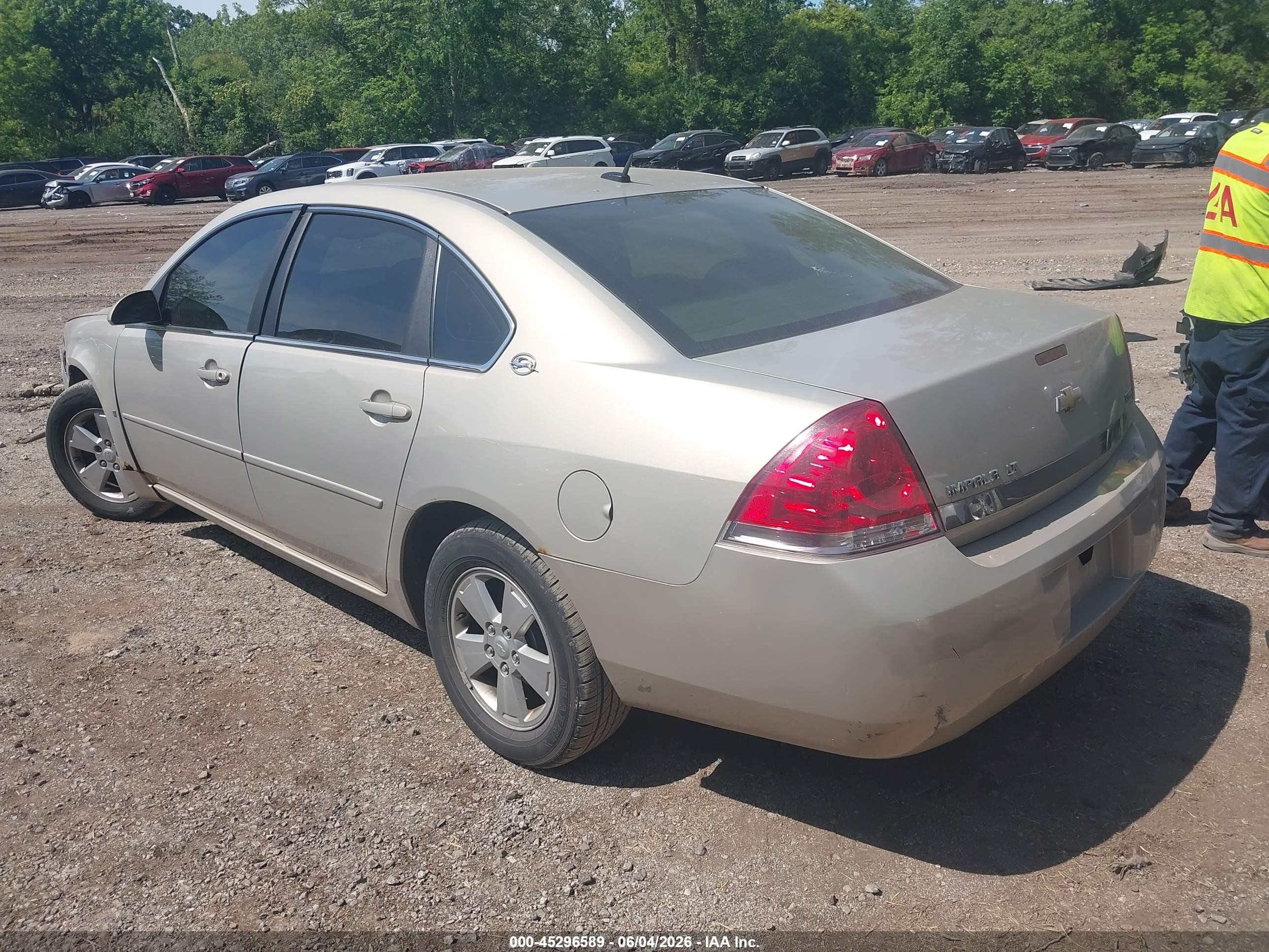 2008 Chevrolet Impala Lt Champagne vin: 2G1WT58K981376239