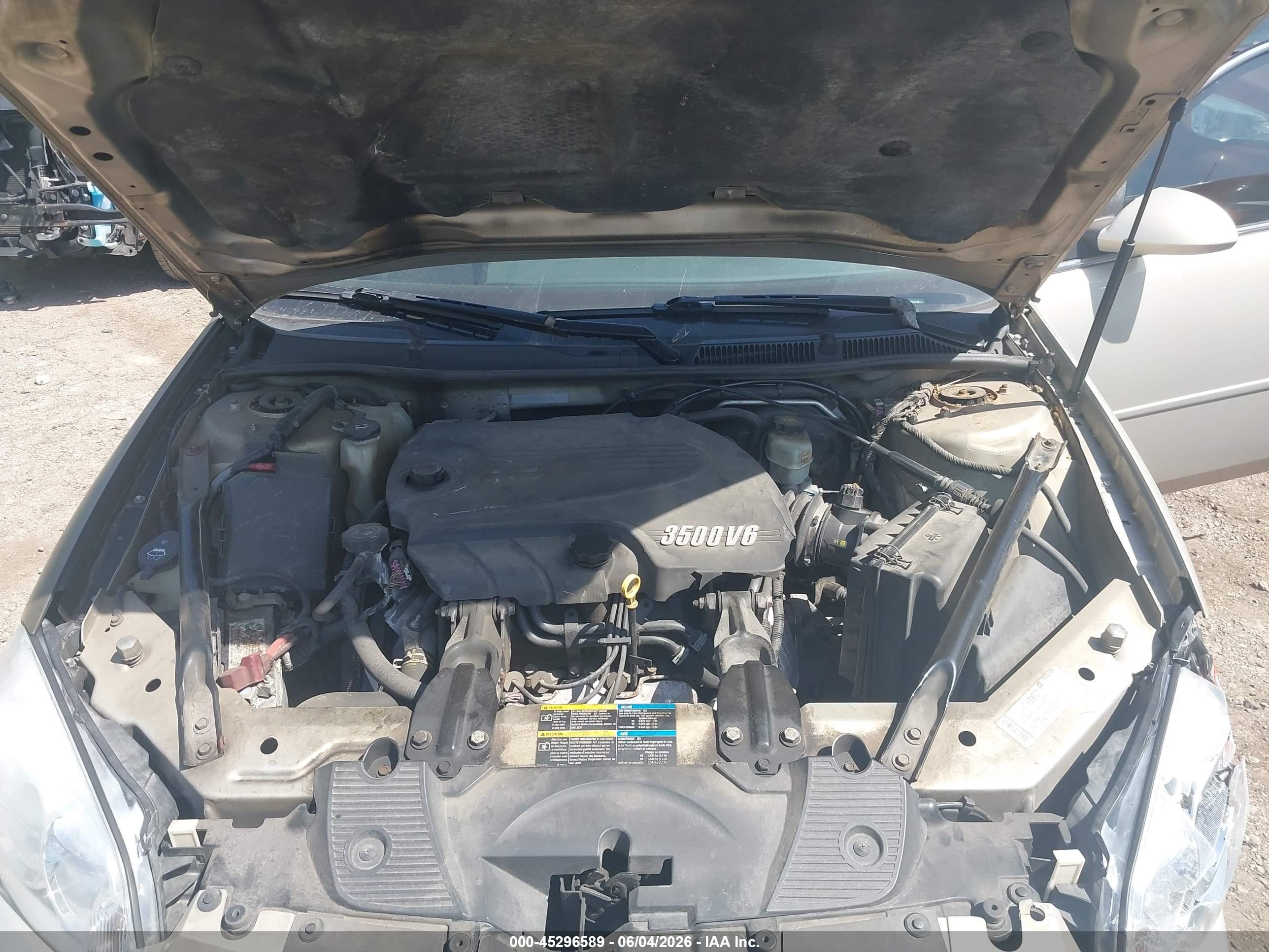 2008 Chevrolet Impala Lt Champagne vin: 2G1WT58K981376239