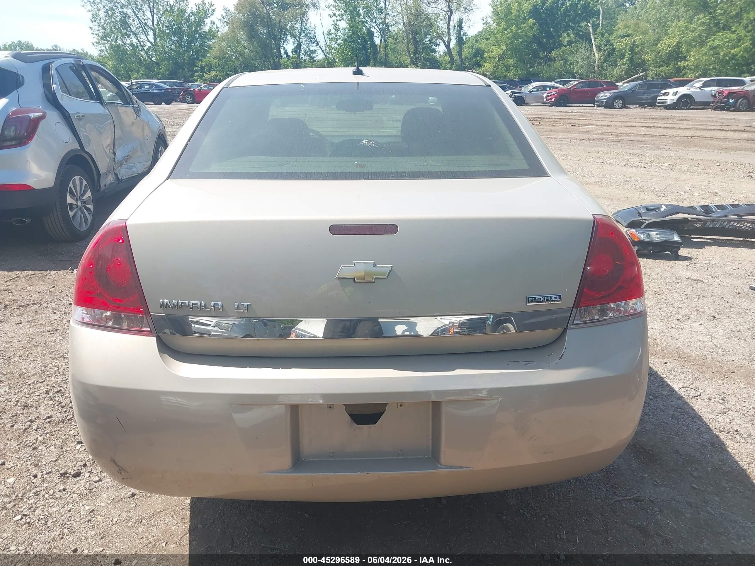 2008 Chevrolet Impala Lt Champagne vin: 2G1WT58K981376239