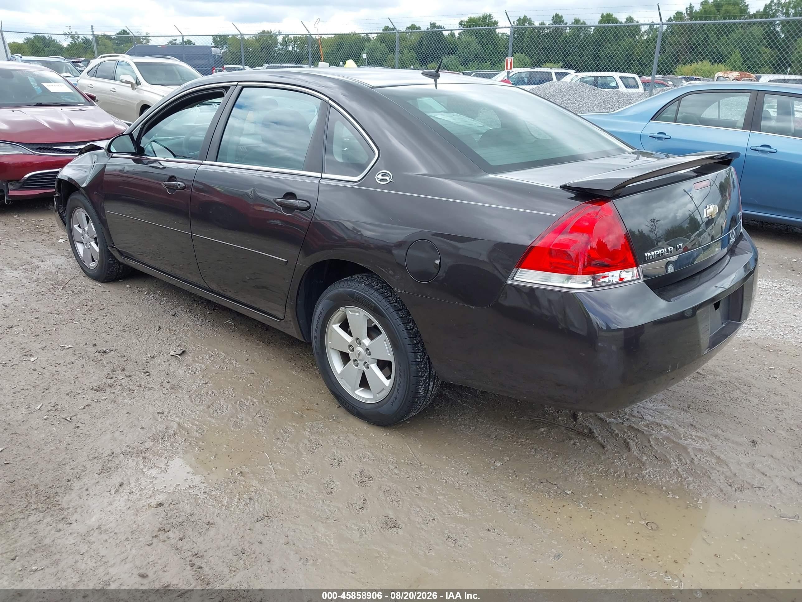 2008 Chevrolet Impala Lt Burgundy vin: 2G1WT58K981378606