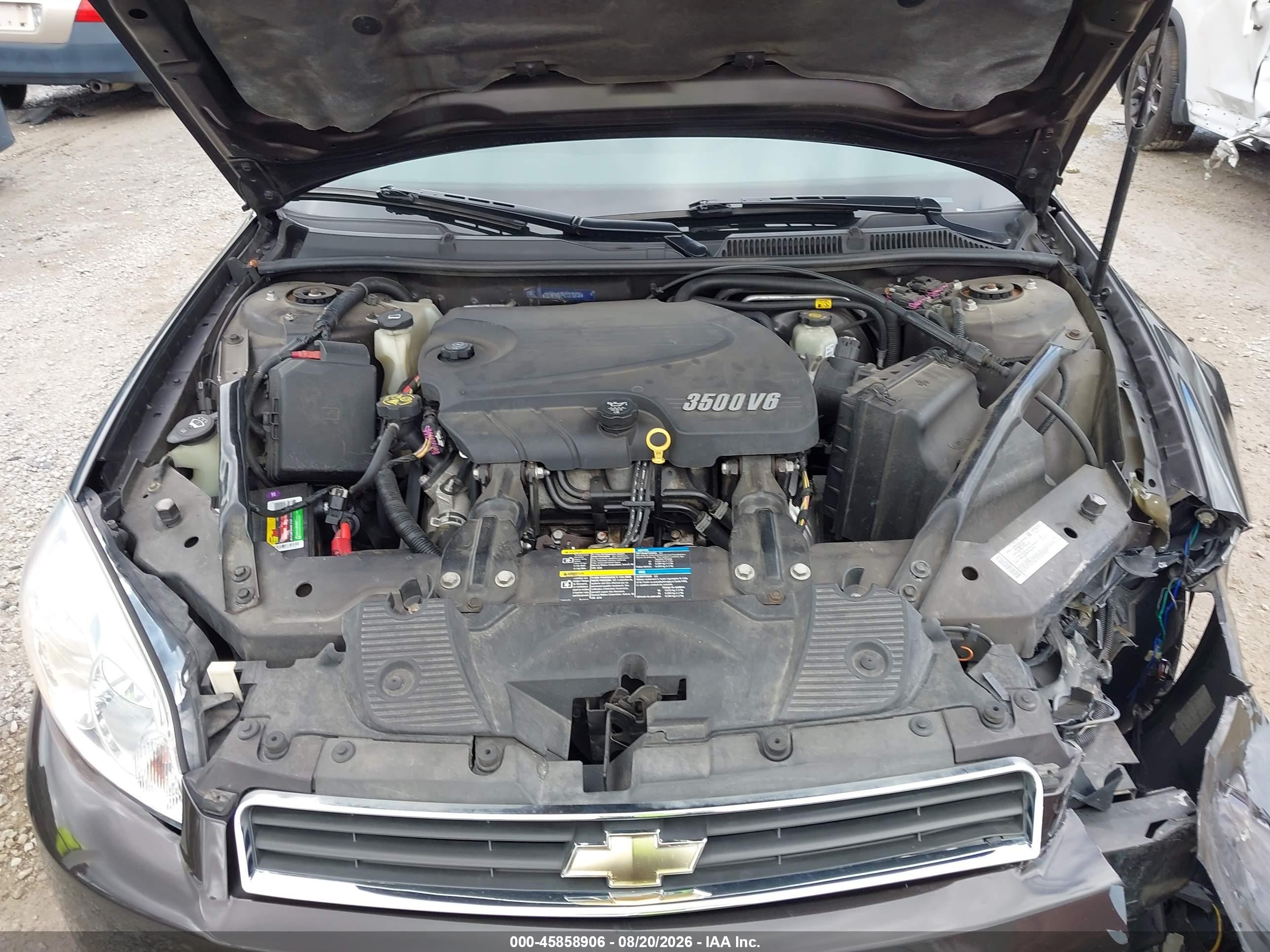 2008 Chevrolet Impala Lt Burgundy vin: 2G1WT58K981378606