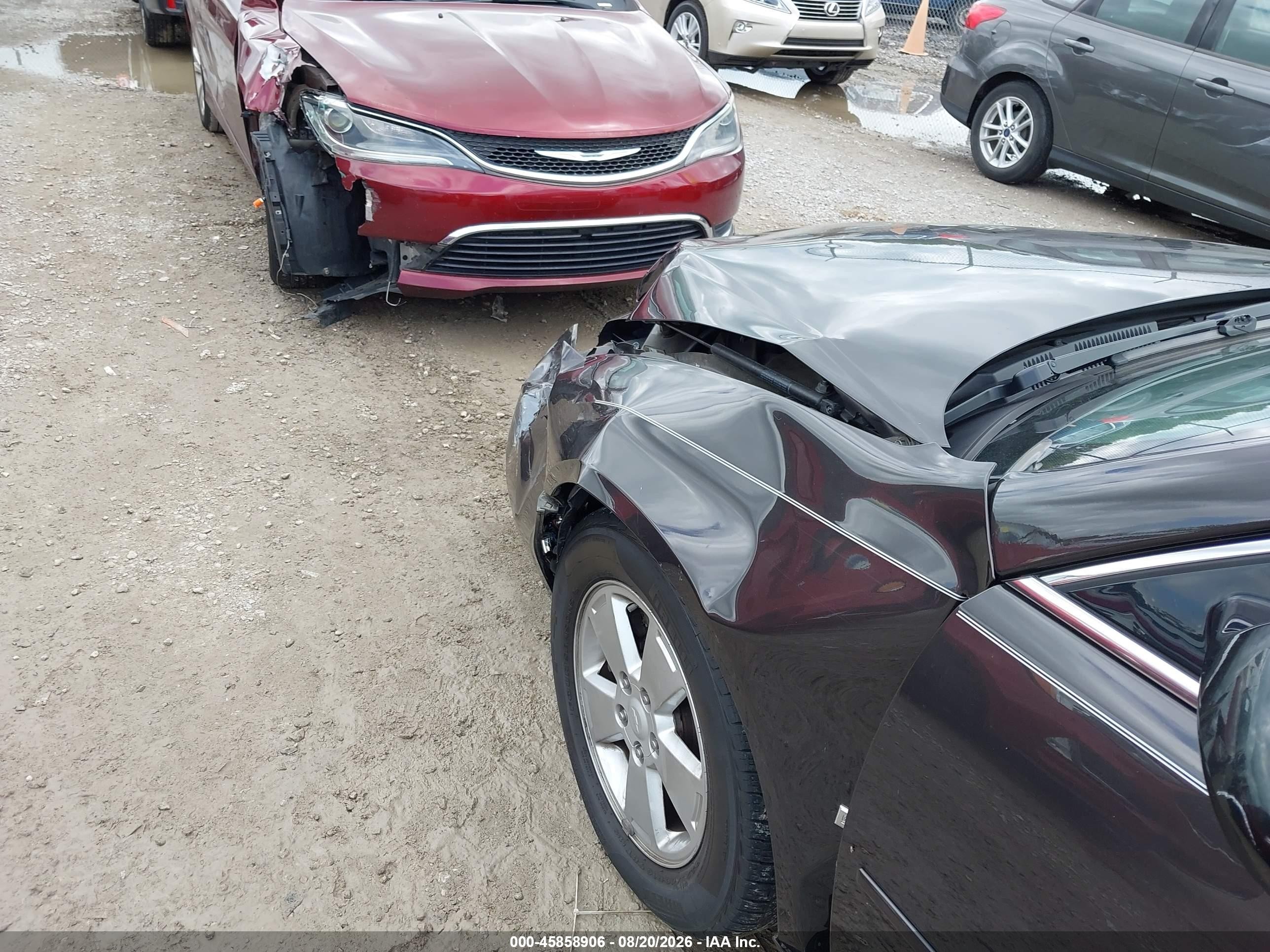 2008 Chevrolet Impala Lt Burgundy vin: 2G1WT58K981378606