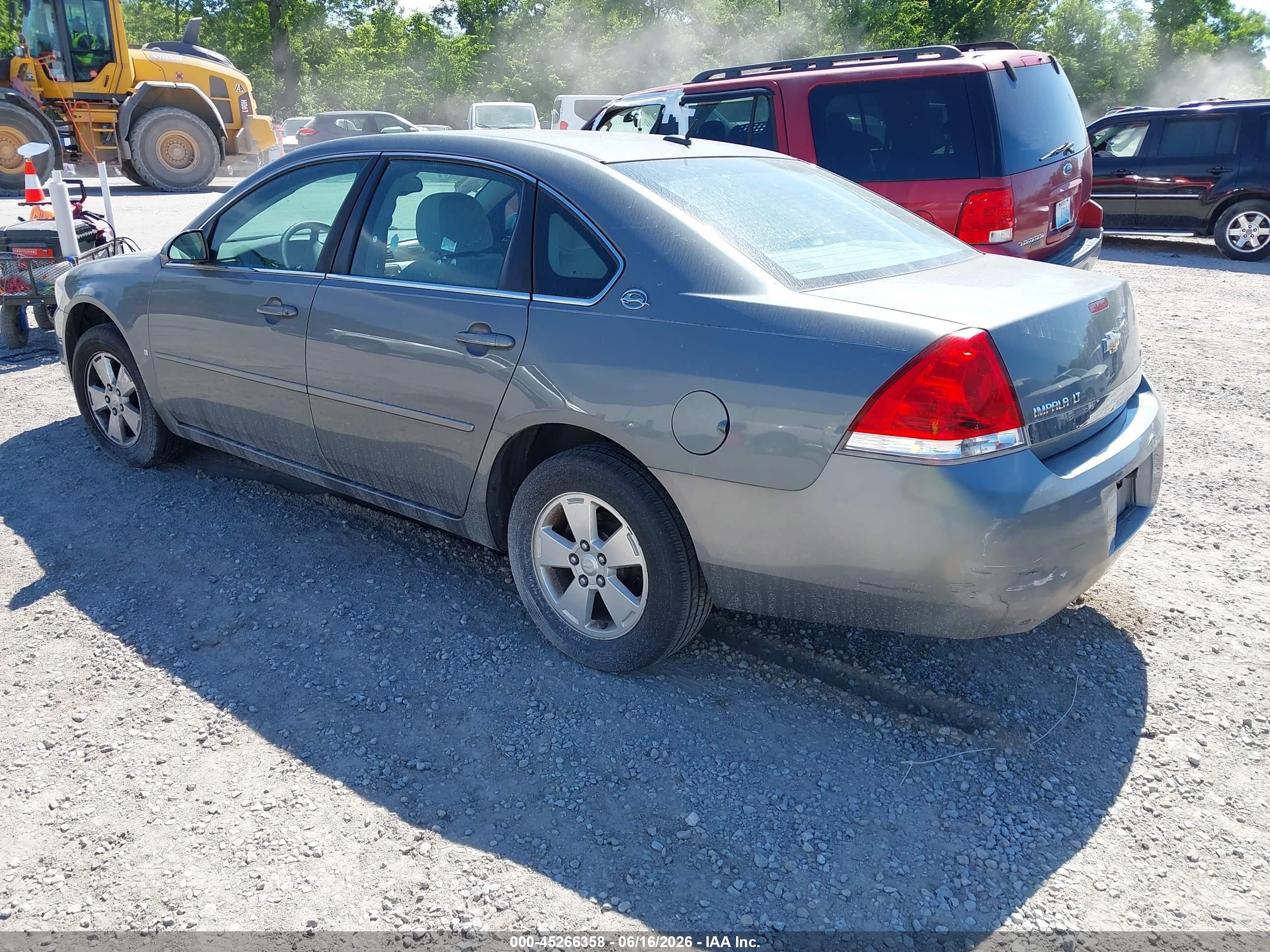 2008 Chevrolet Impala Lt Gray vin: 2G1WT58K989218162