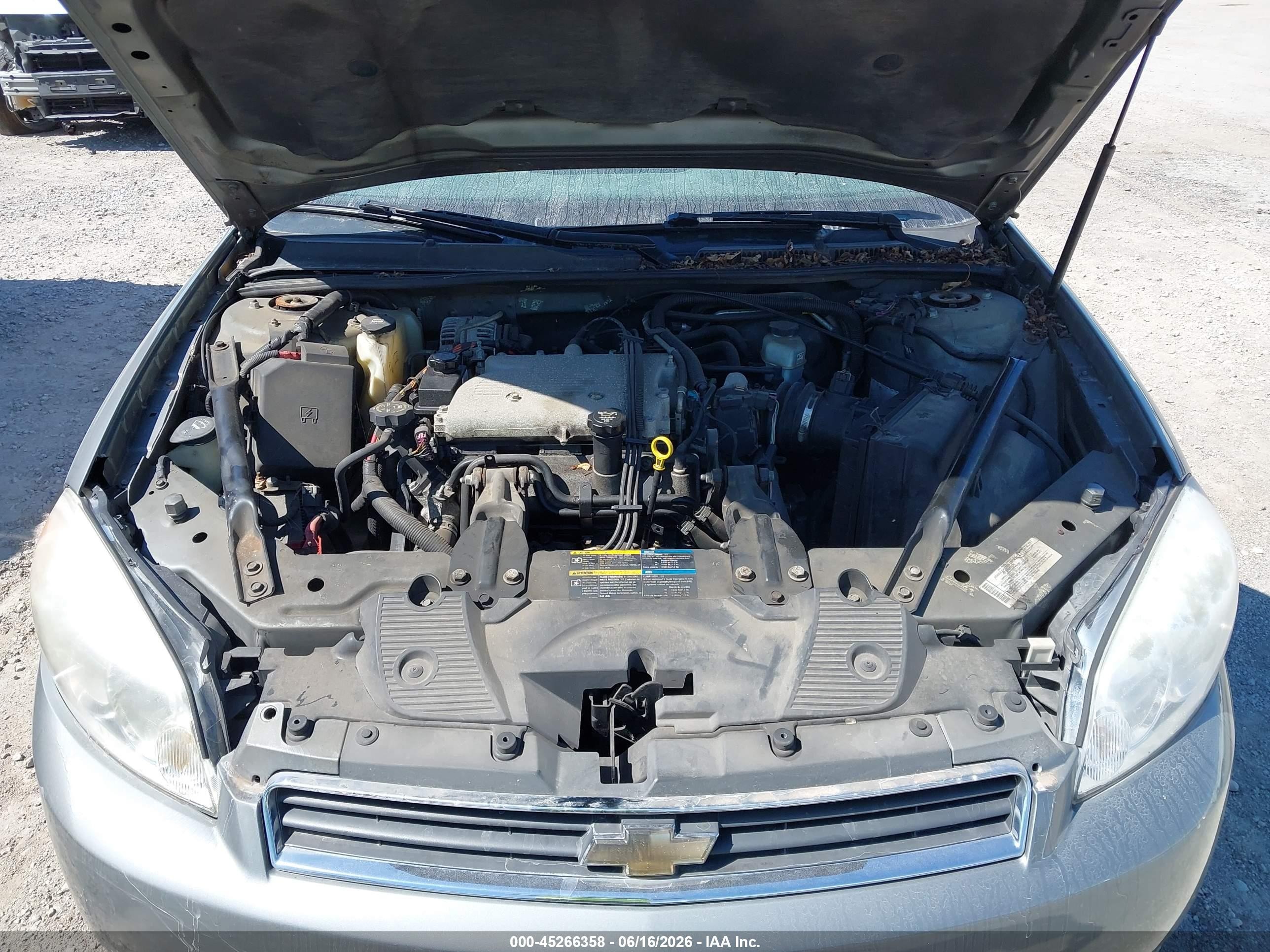 2008 Chevrolet Impala Lt Gray vin: 2G1WT58K989218162