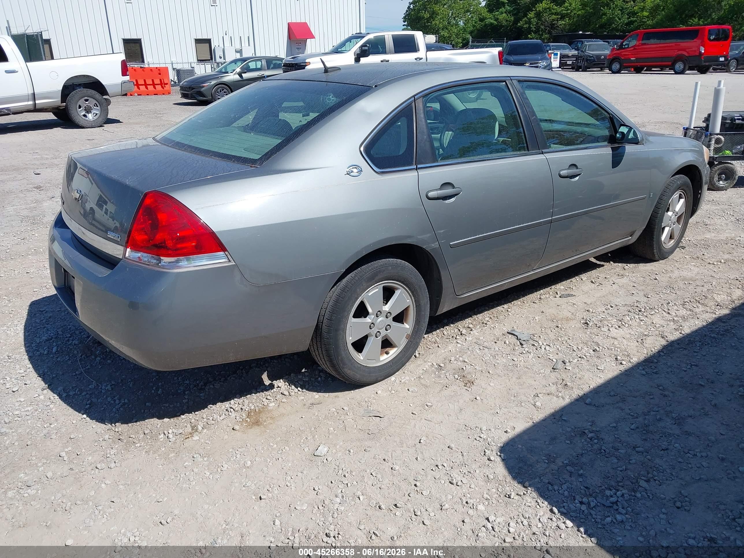 2008 Chevrolet Impala Lt Gray vin: 2G1WT58K989218162