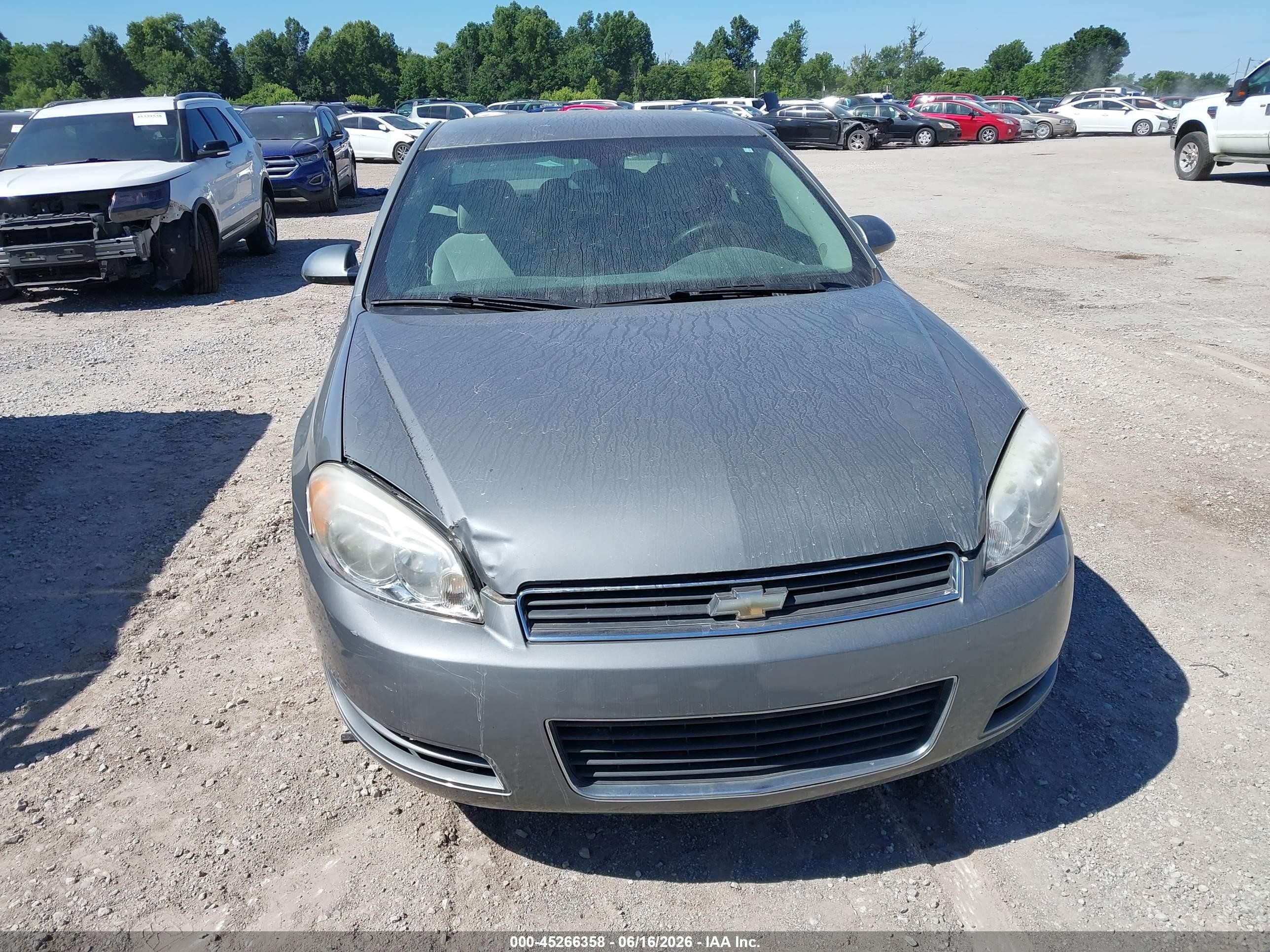 2008 Chevrolet Impala Lt Gray vin: 2G1WT58K989218162