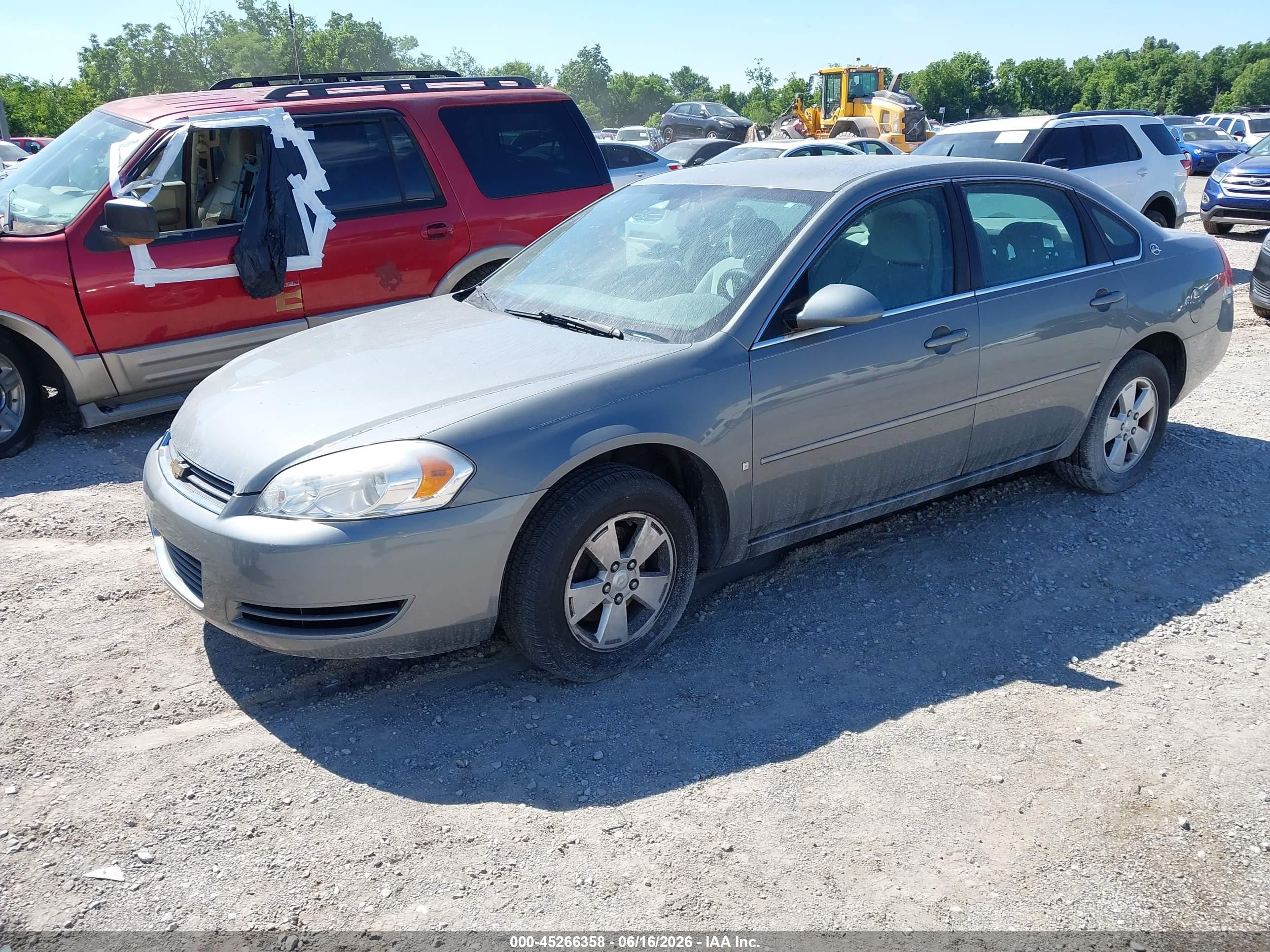 2008 Chevrolet Impala Lt Gray vin: 2G1WT58K989218162