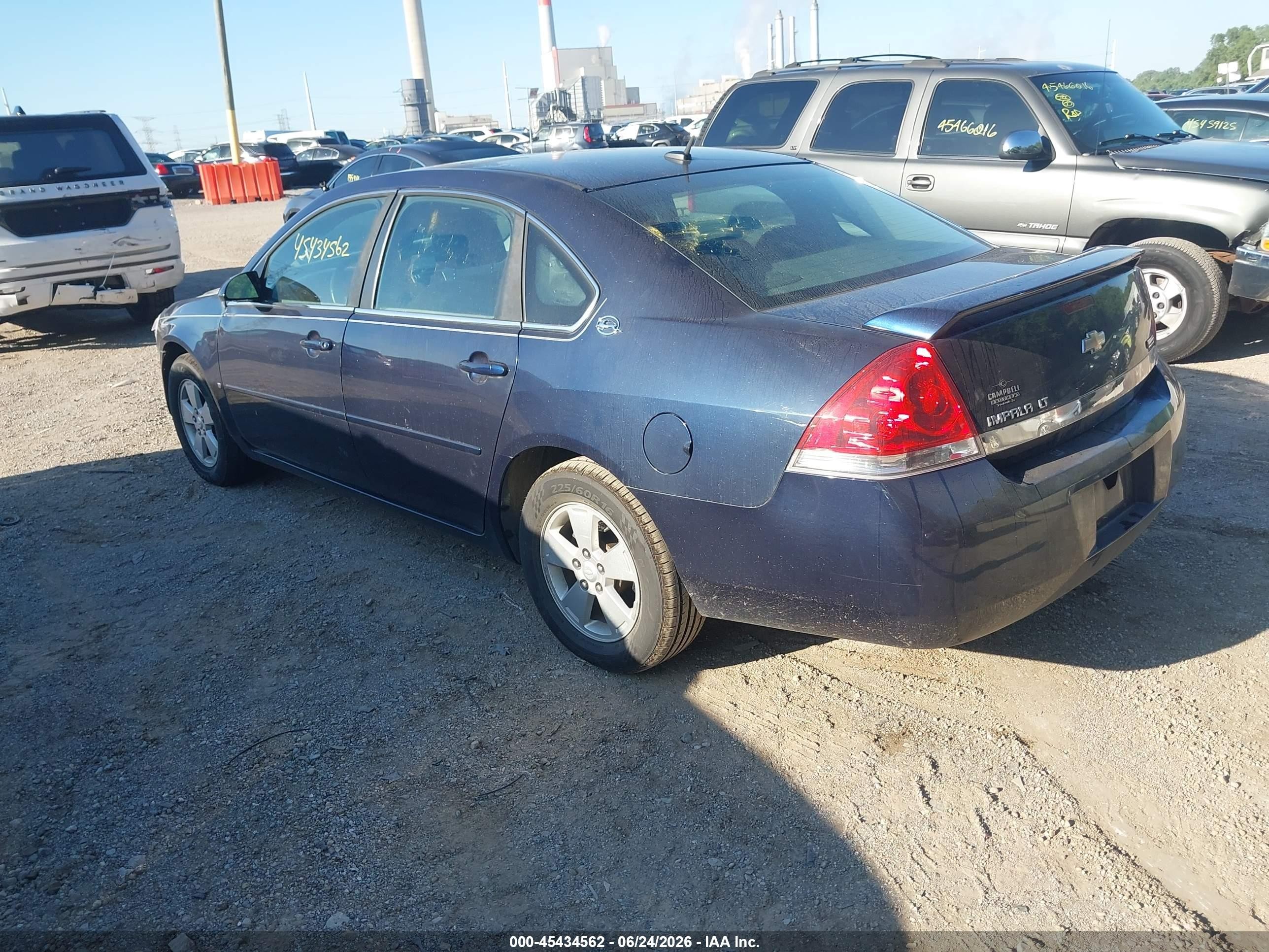 2008 Chevrolet Impala Lt Navy vin: 2G1WT58K989244082