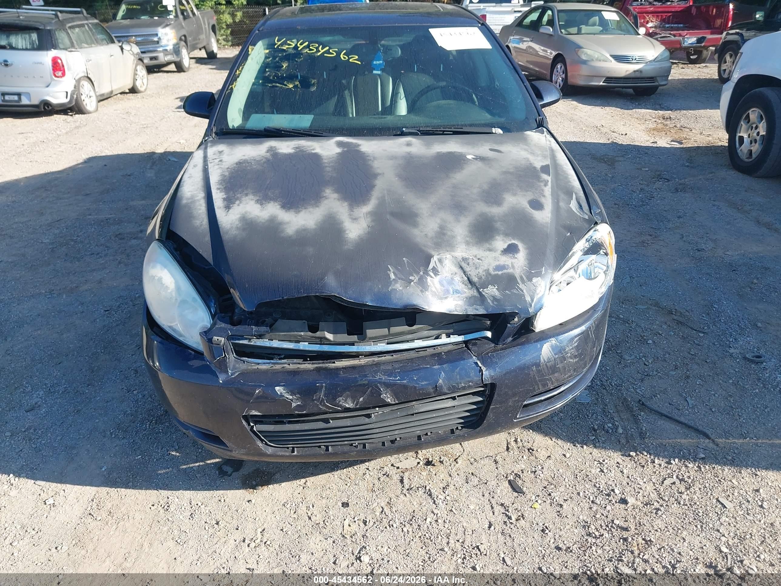2008 Chevrolet Impala Lt Navy vin: 2G1WT58K989244082