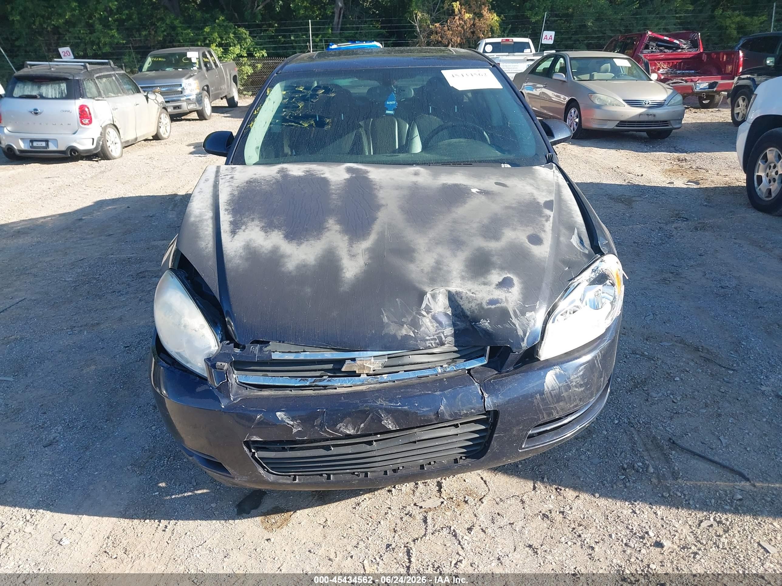 2008 Chevrolet Impala Lt Navy vin: 2G1WT58K989244082