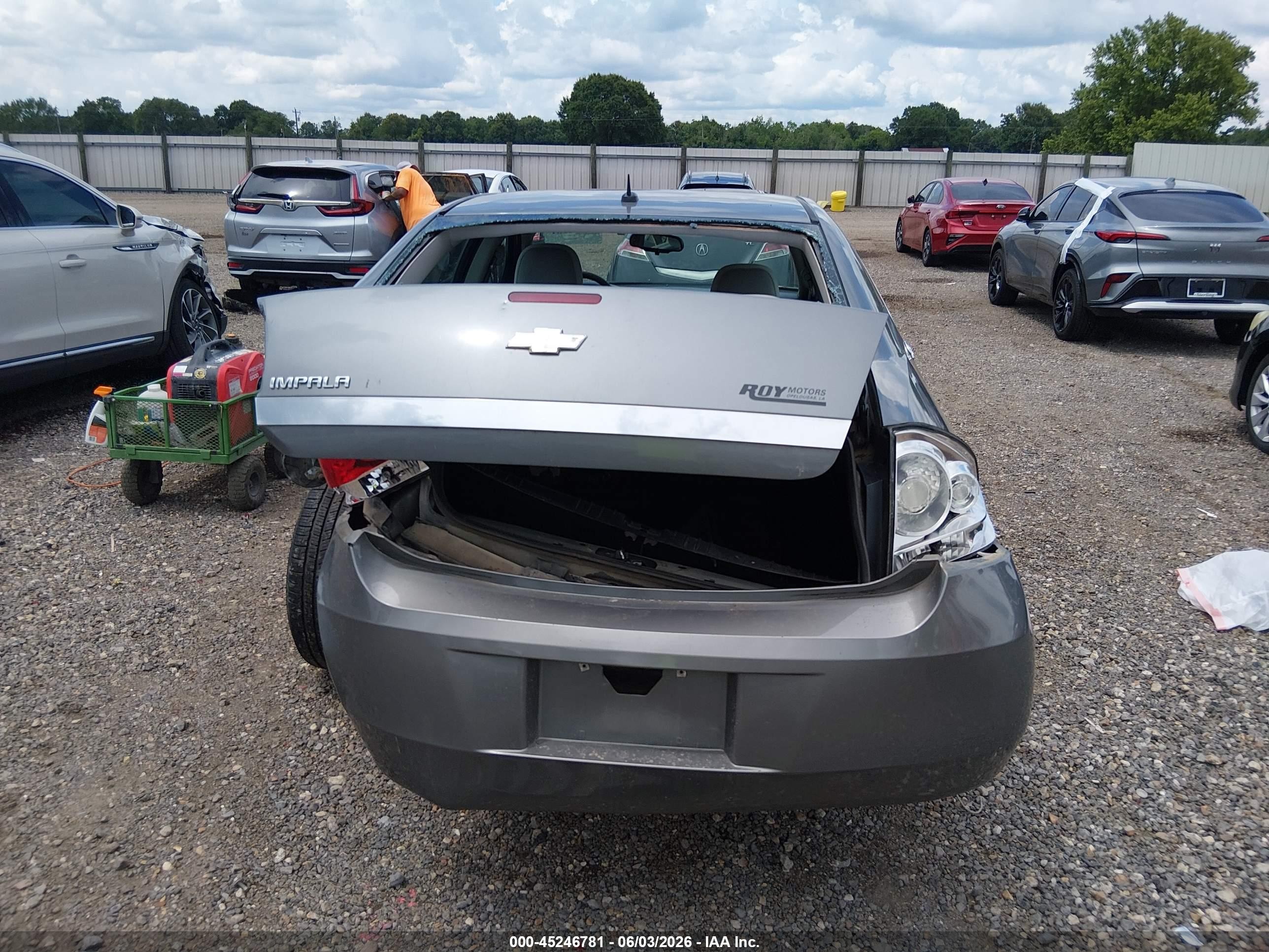 2006 Chevrolet Impala Lt Gray vin: 2G1WT58KX69155280