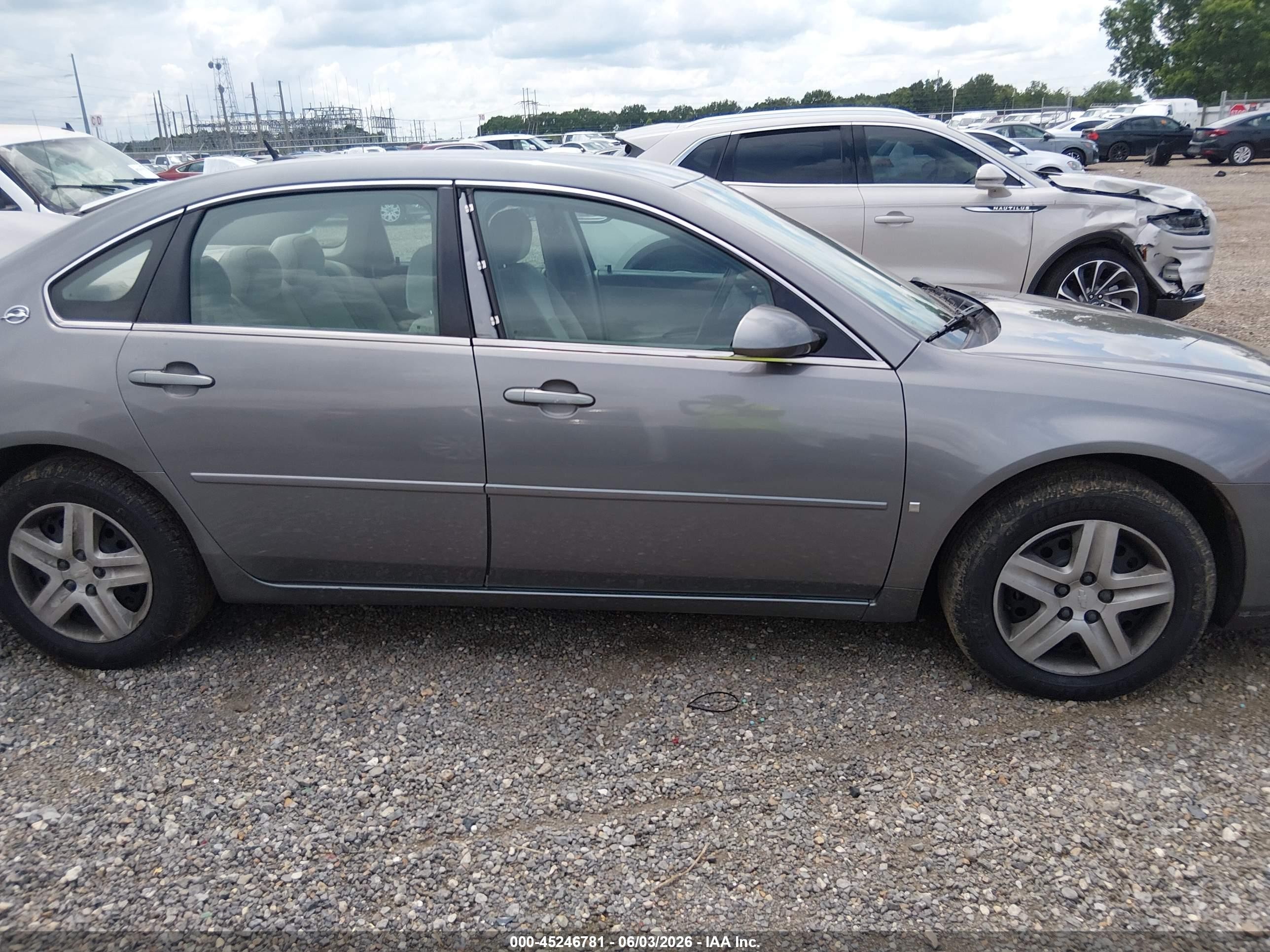2006 Chevrolet Impala Lt Gray vin: 2G1WT58KX69155280