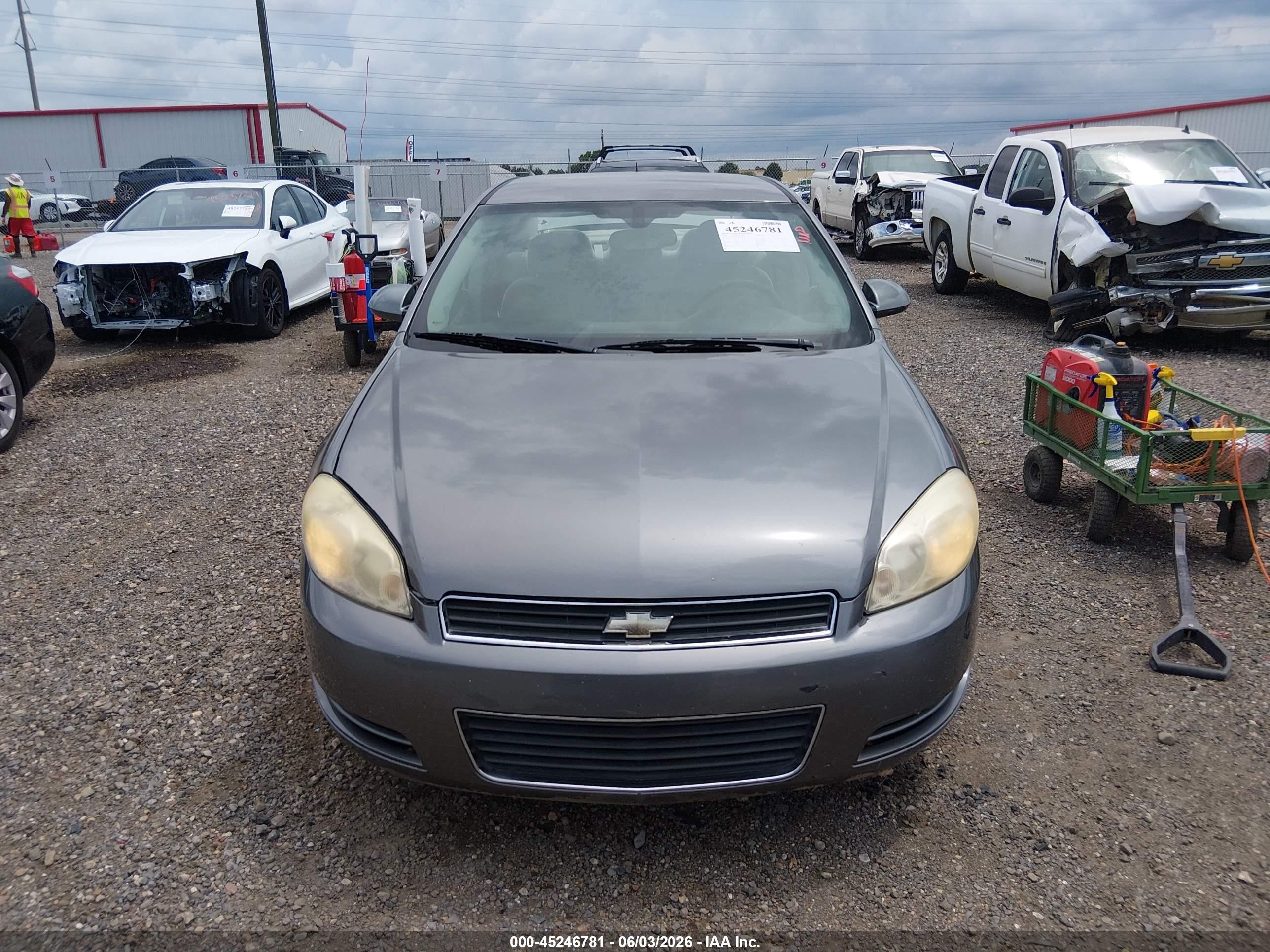 2006 Chevrolet Impala Lt Gray vin: 2G1WT58KX69155280