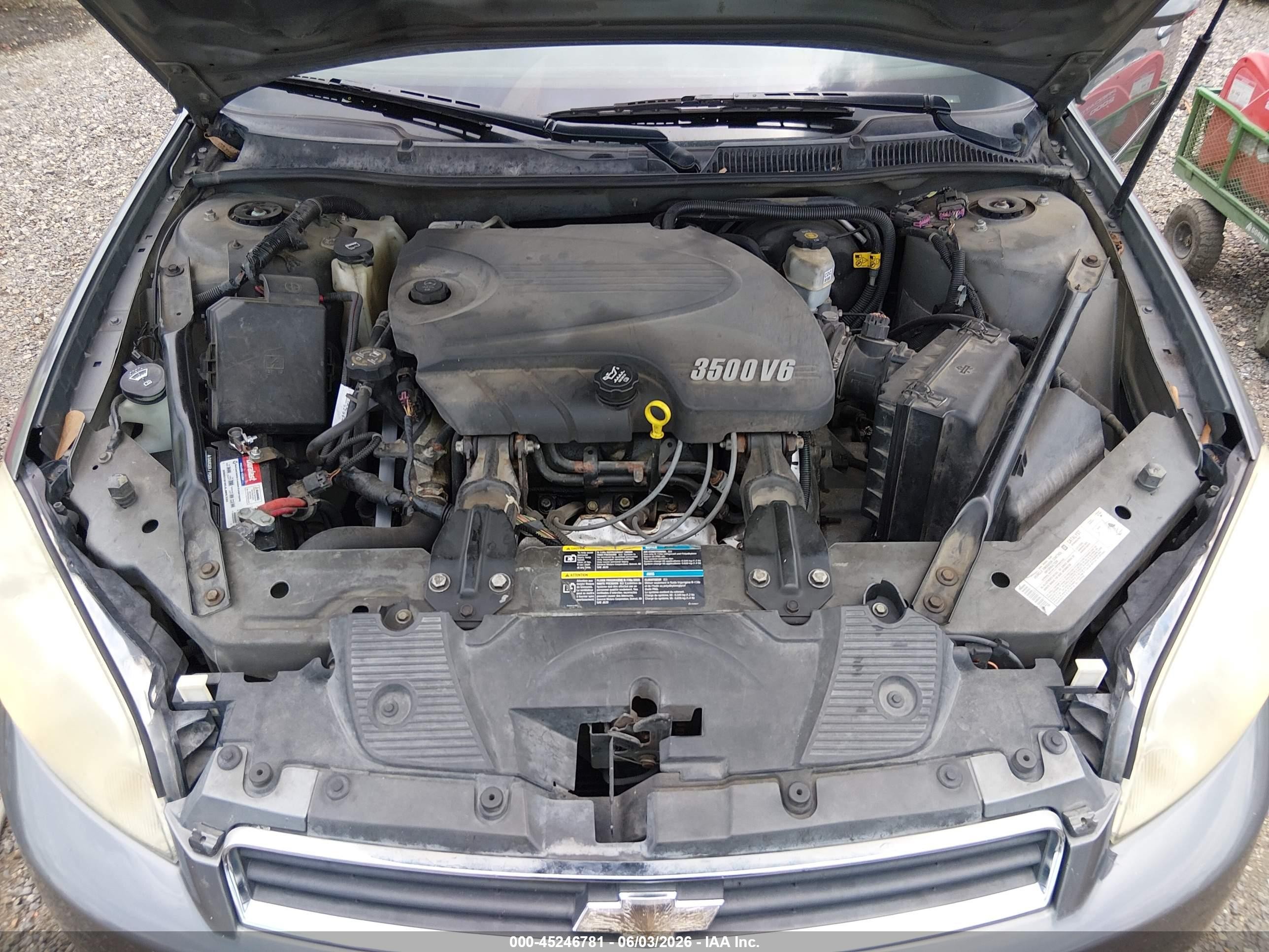 2006 Chevrolet Impala Lt Gray vin: 2G1WT58KX69155280
