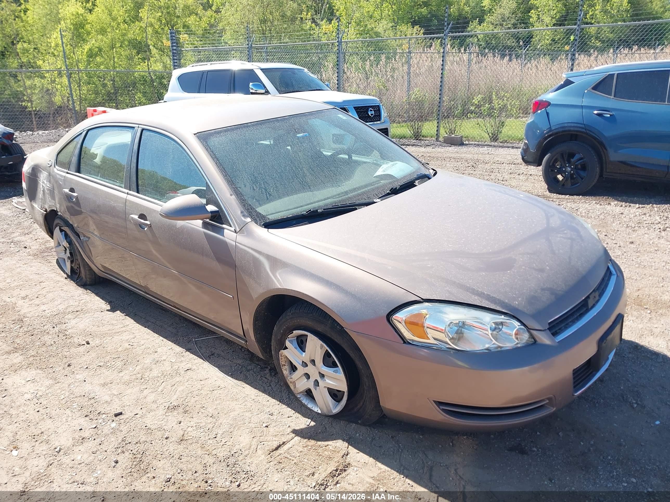 2006 Chevrolet Impala Lt Brown vin: 2G1WT58KX69191308