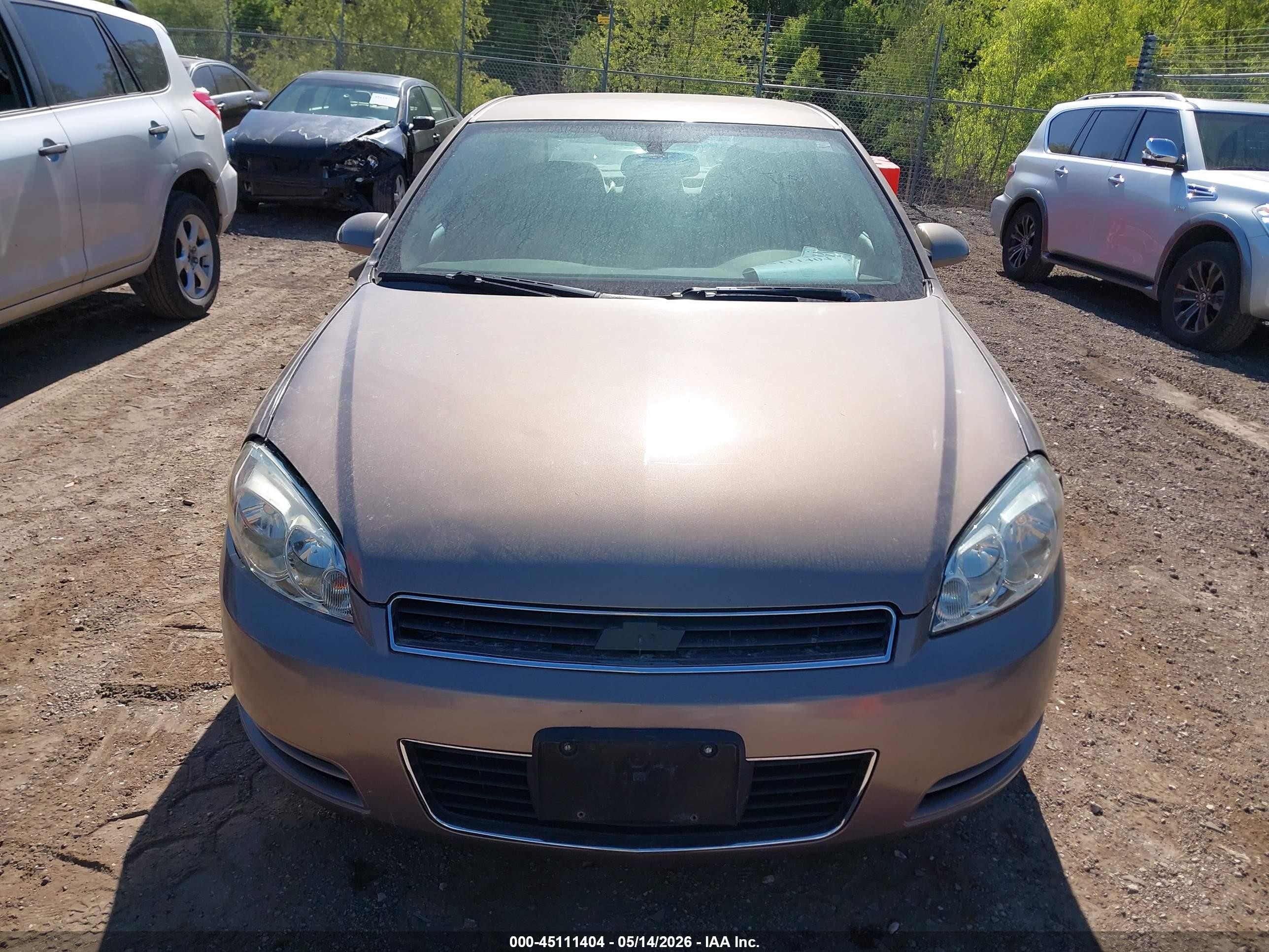 2006 Chevrolet Impala Lt Brown vin: 2G1WT58KX69191308