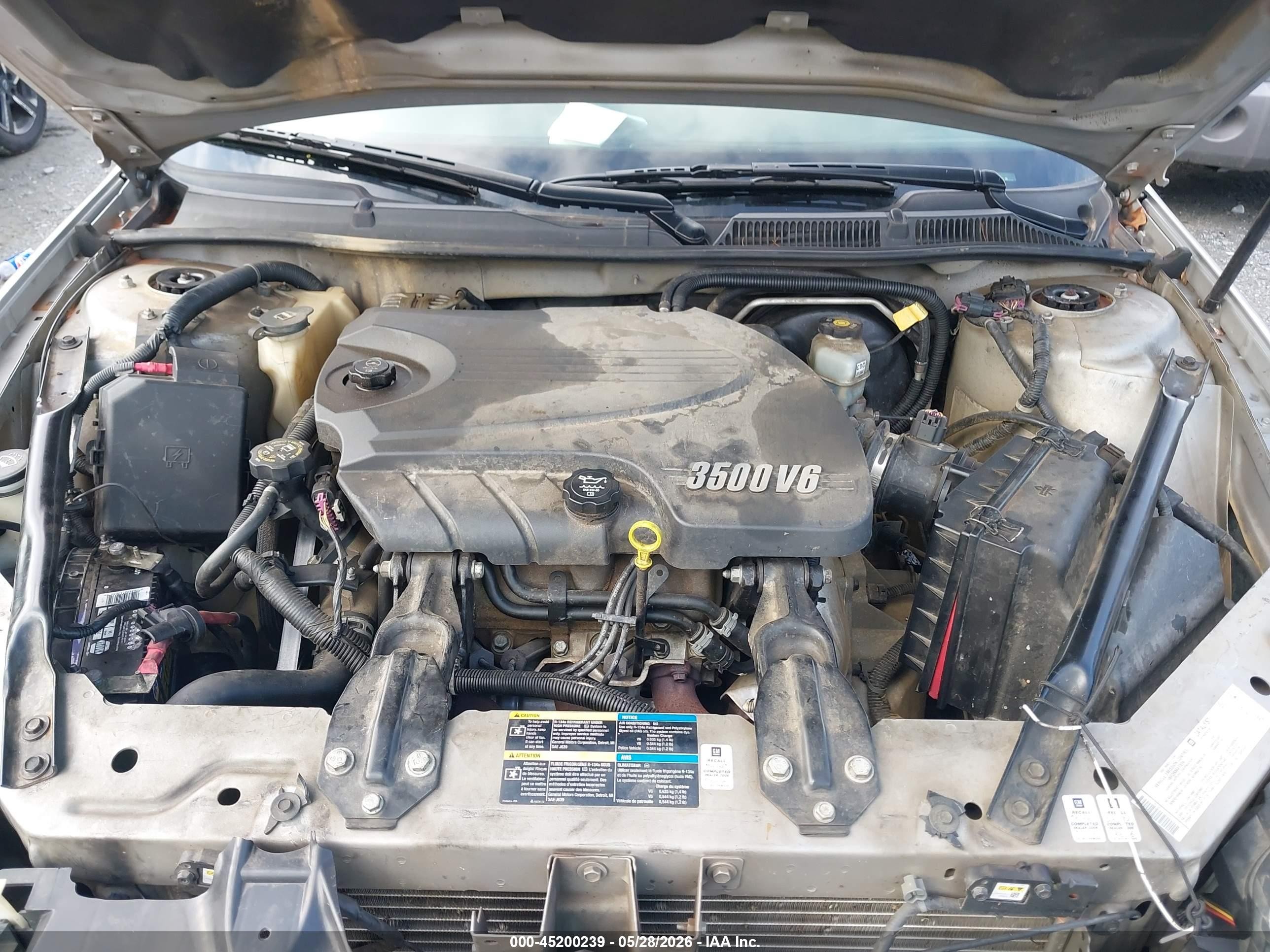 2006 Chevrolet Impala Lt Silver vin: 2G1WT58KX69282059