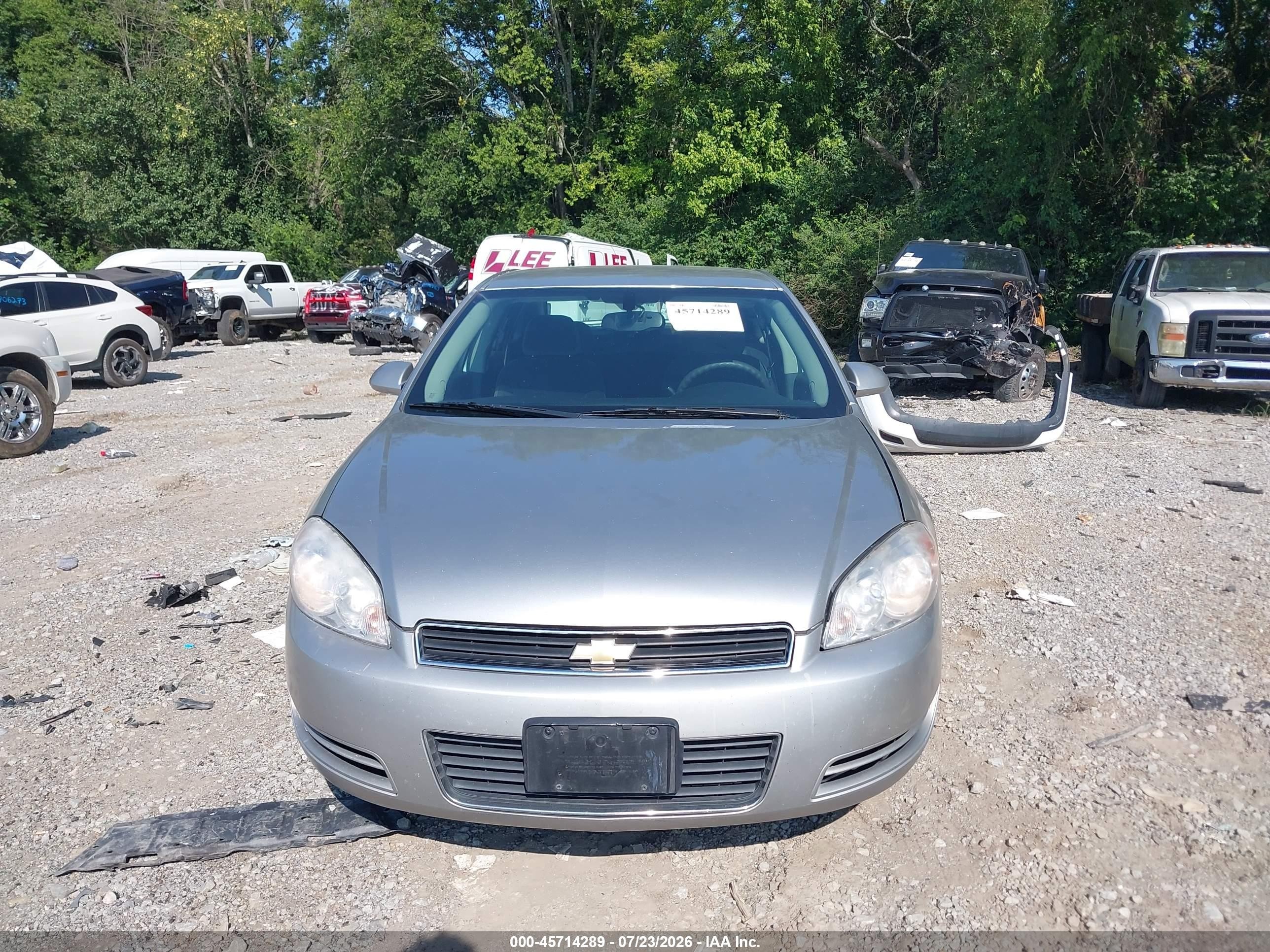 2006 Chevrolet Impala Lt Серебряный vin: 2G1WT58KX69295507