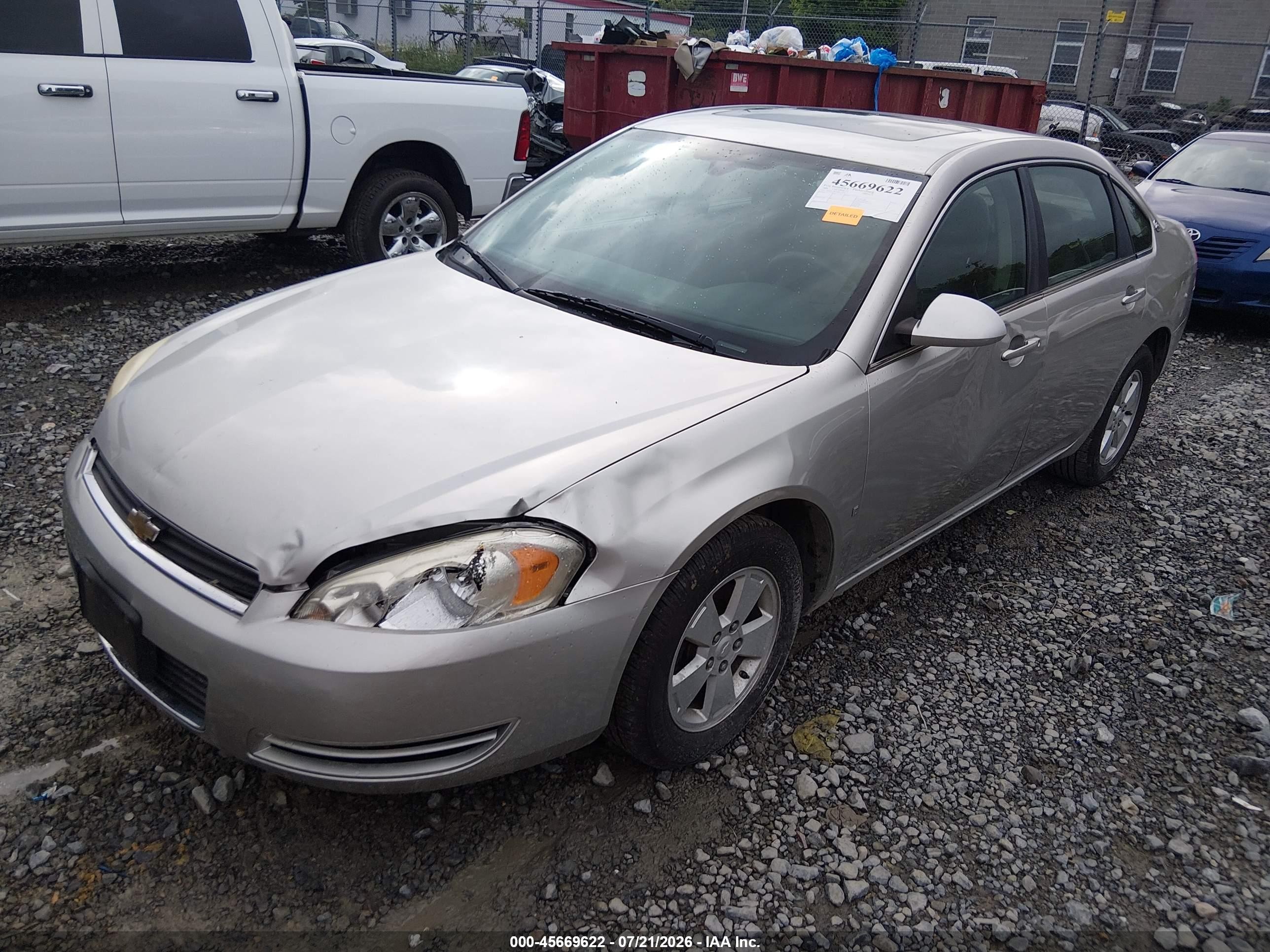 2006 Chevrolet Impala Lt Silver vin: 2G1WT58KX69353356