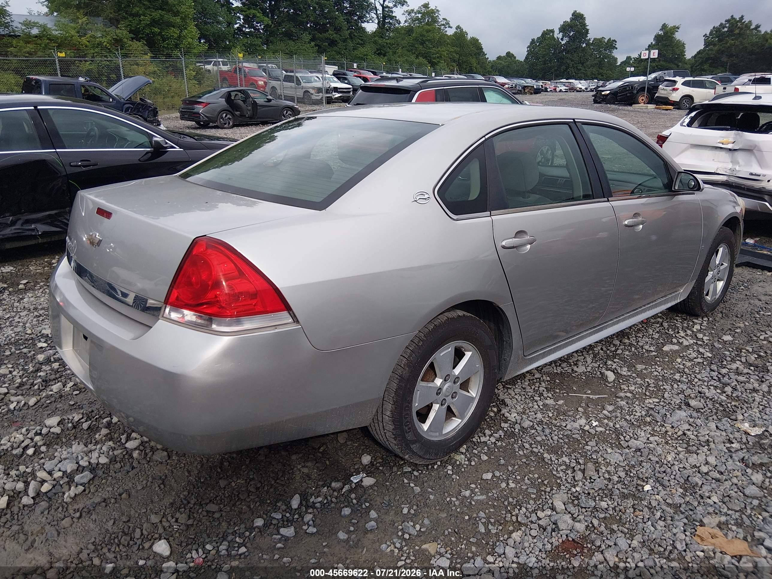2006 Chevrolet Impala Lt Silver vin: 2G1WT58KX69353356