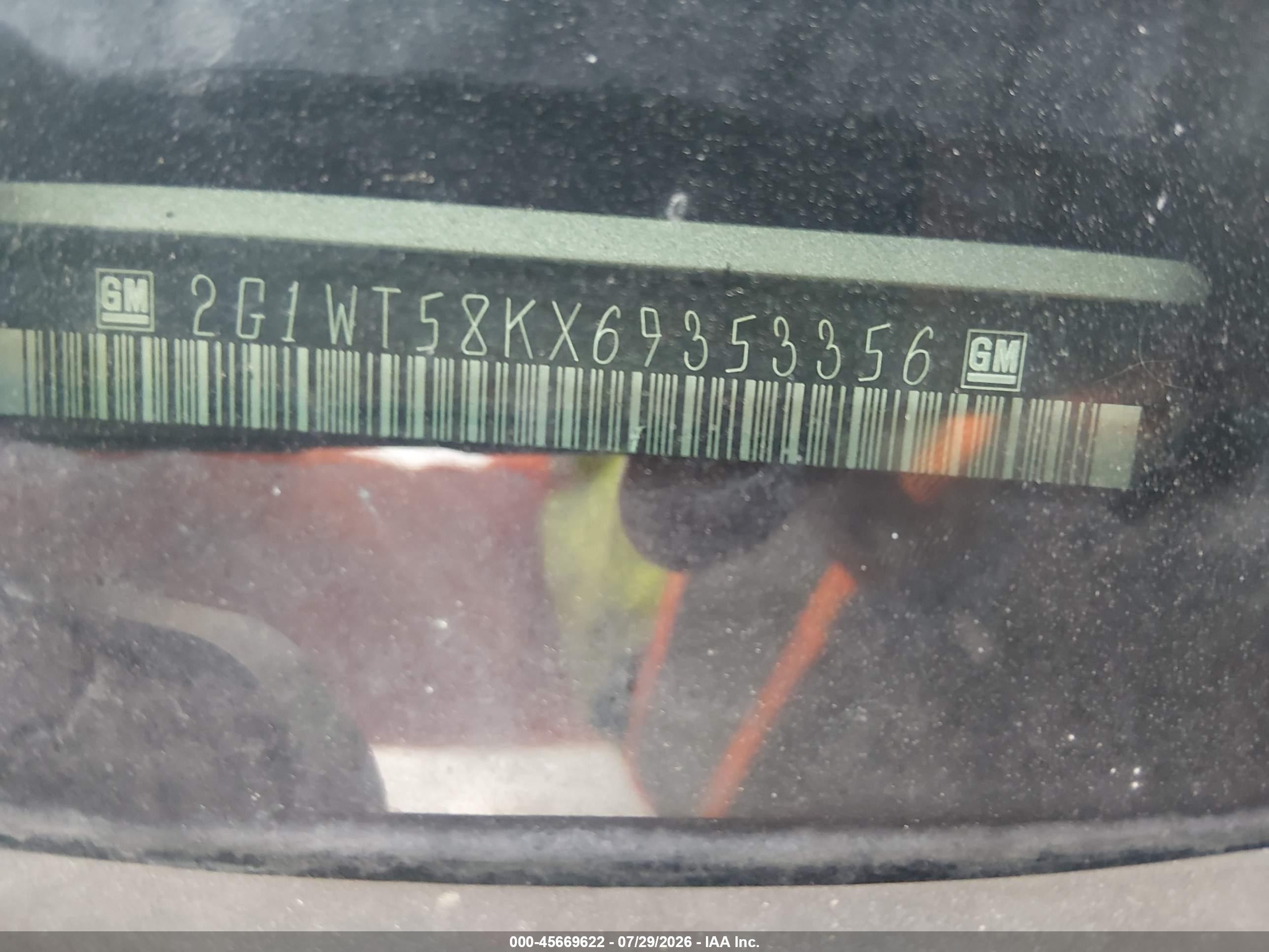 2006 Chevrolet Impala Lt Silver vin: 2G1WT58KX69353356