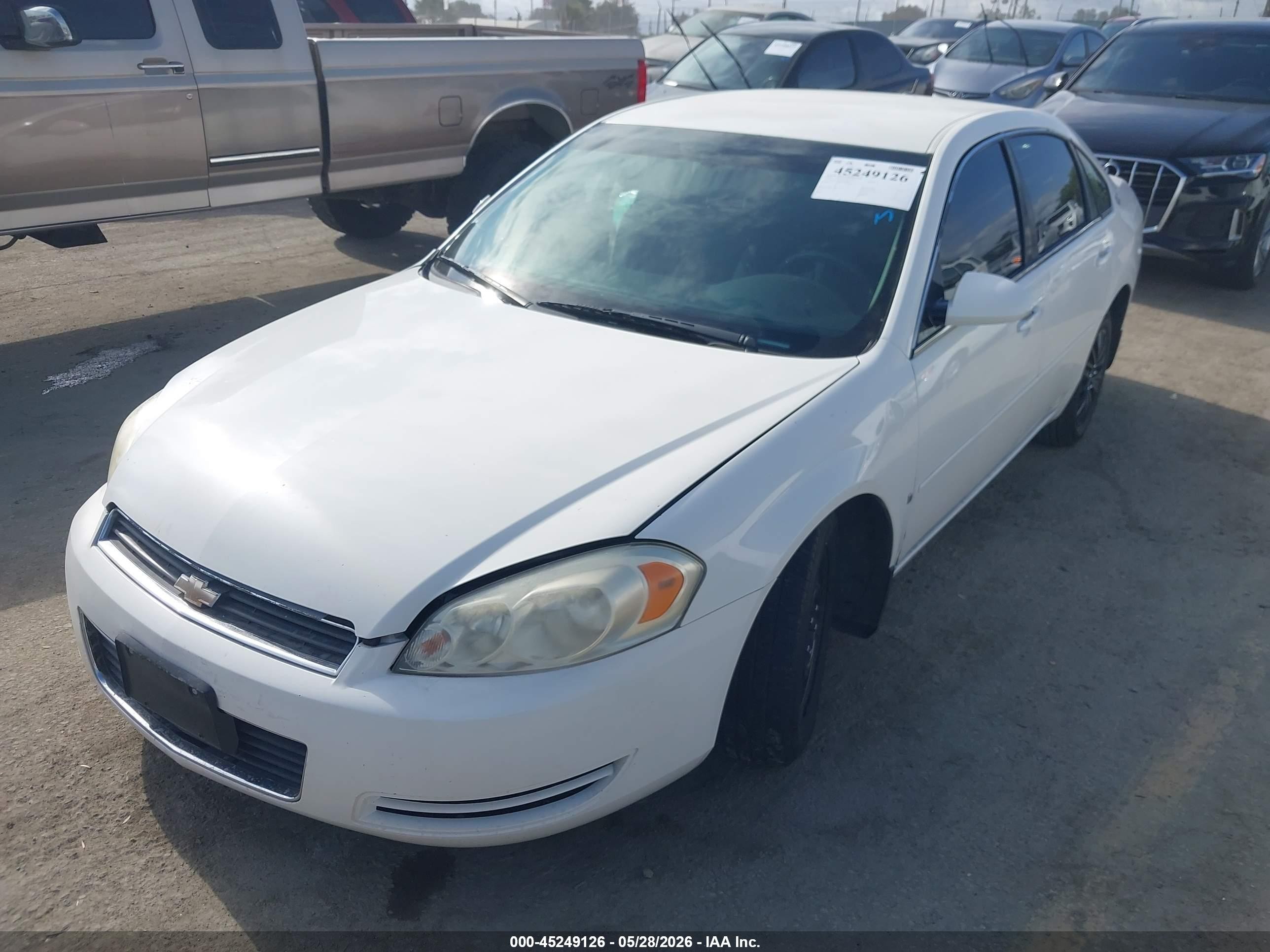2006 Chevrolet Impala Lt White vin: 2G1WT58KX69356838